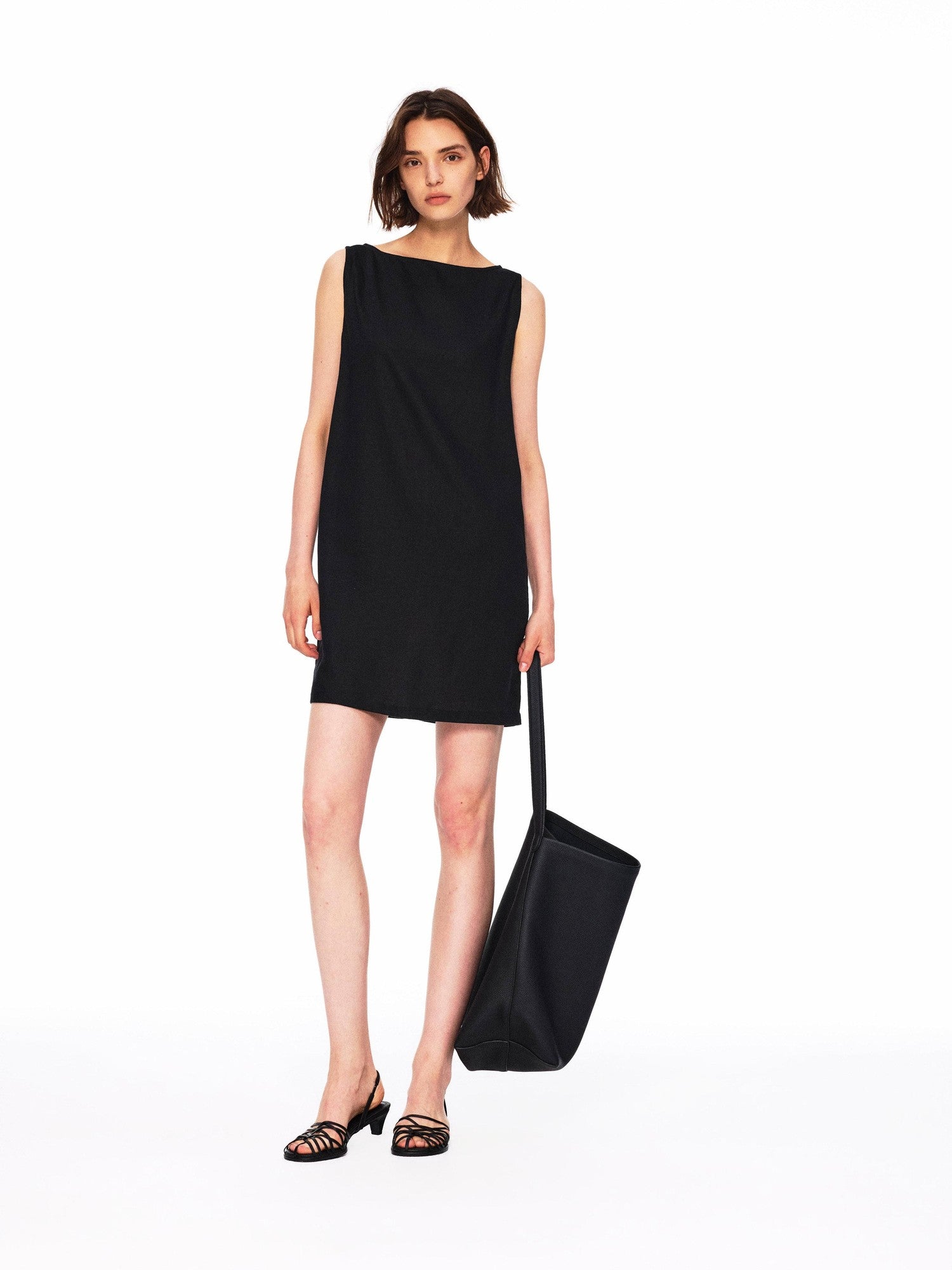 Northbutsouth Black Sleeveless Hline Cooling Women&