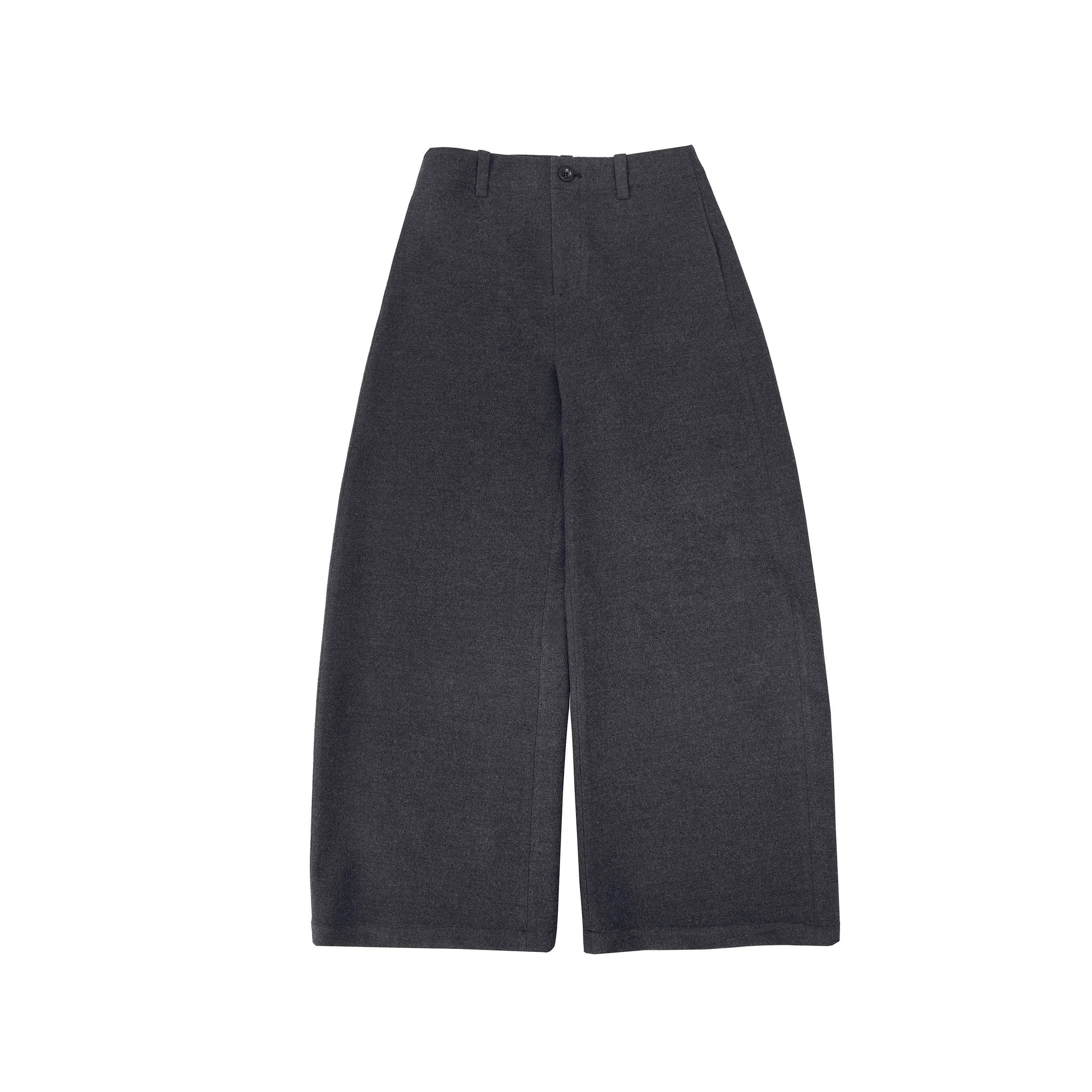 Northbutsouth_Classic_Black_Grey_Pleatless_Curved_Cut_Low_Rise_Women&