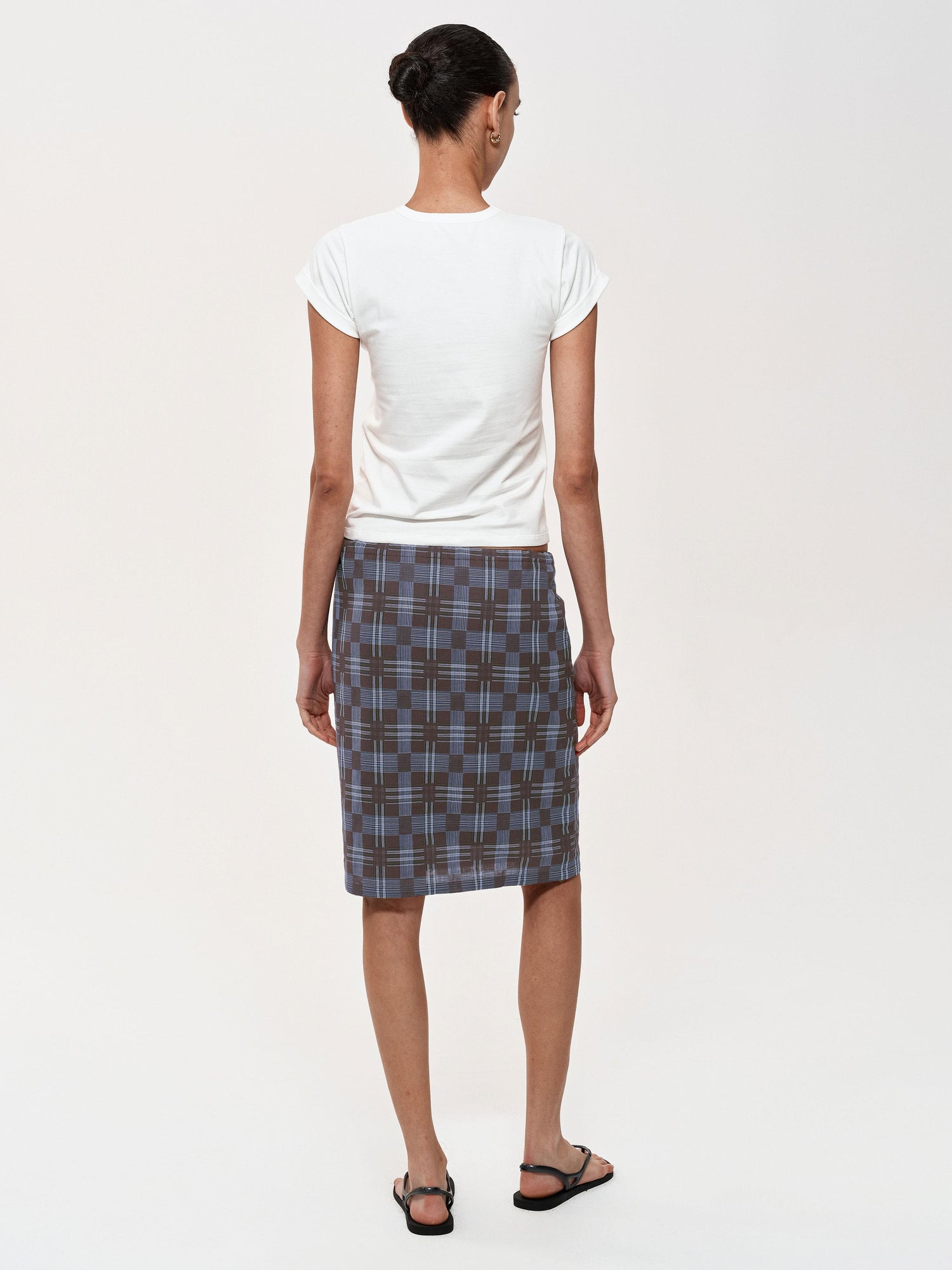 Northbutsouth Classic Crew Neck Turn Up Sleeve Fitted T-shirt Multiple Colors