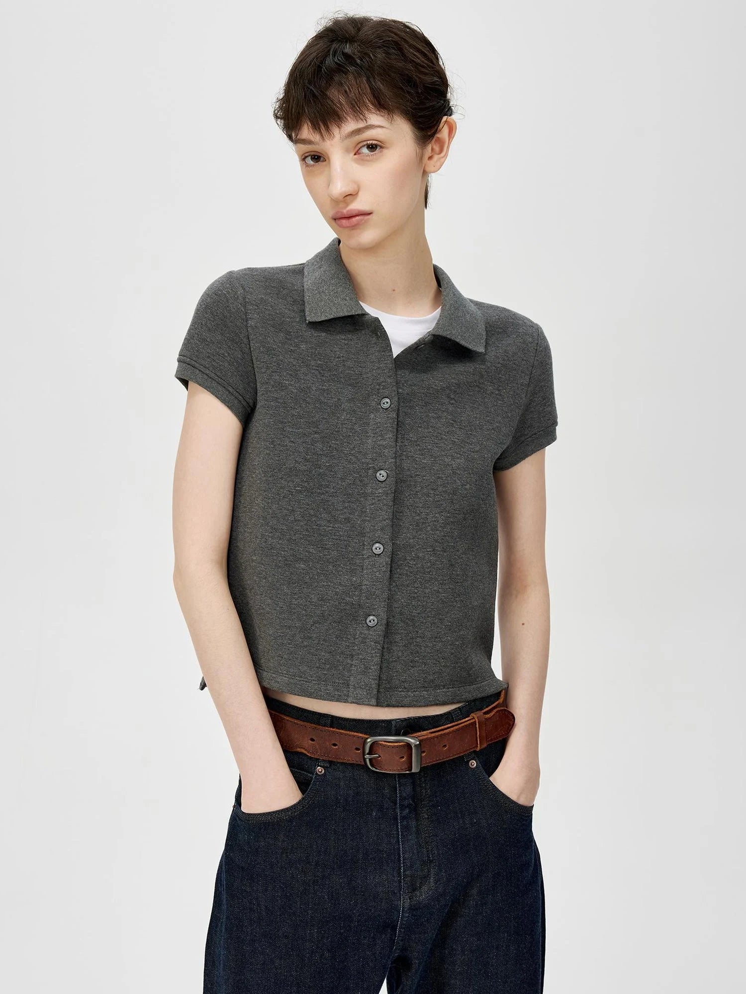 Classic Fit Short Sleeve Polo Top
