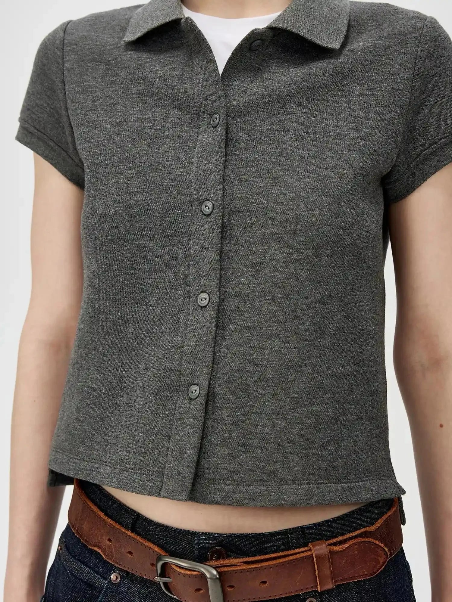 Classic Fit Short Sleeve Polo Top