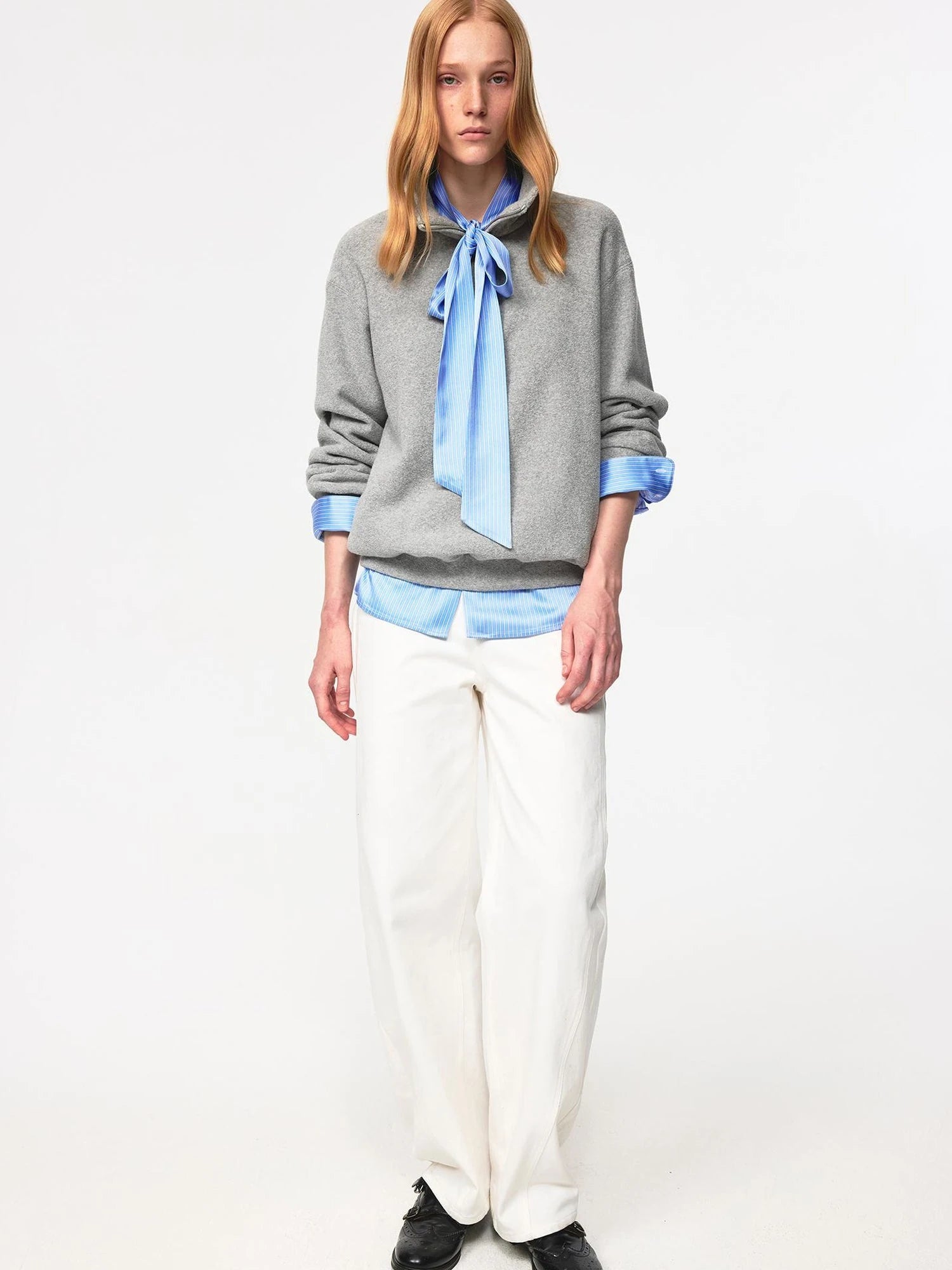 Classic Half Zip Pullover With Pockets