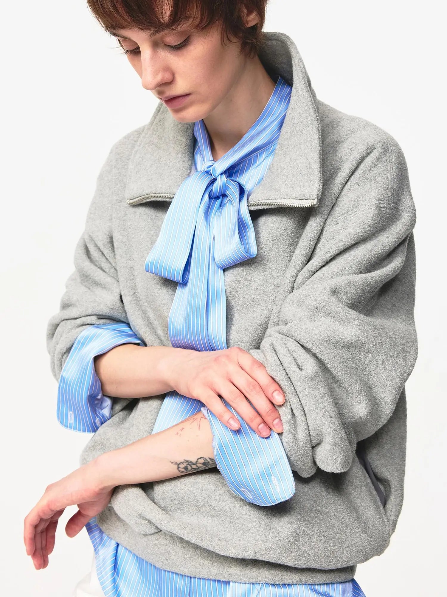 Classic Half Zip Pullover With Pockets