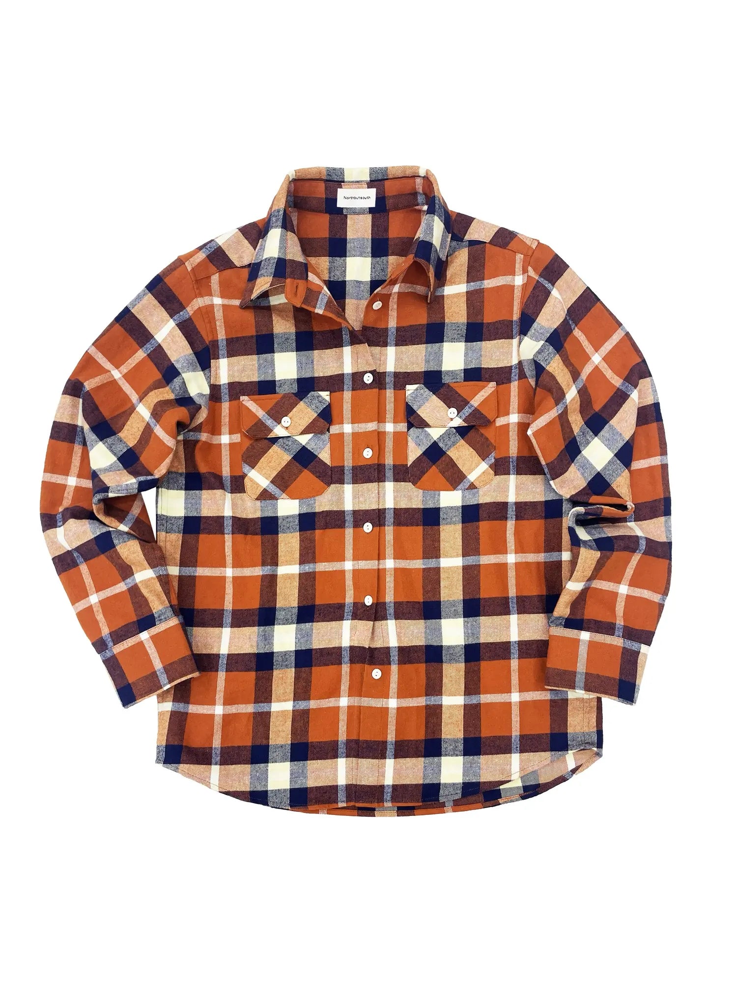 Classic Retro Checkered Loose Fit Hemp Shirt Jacket