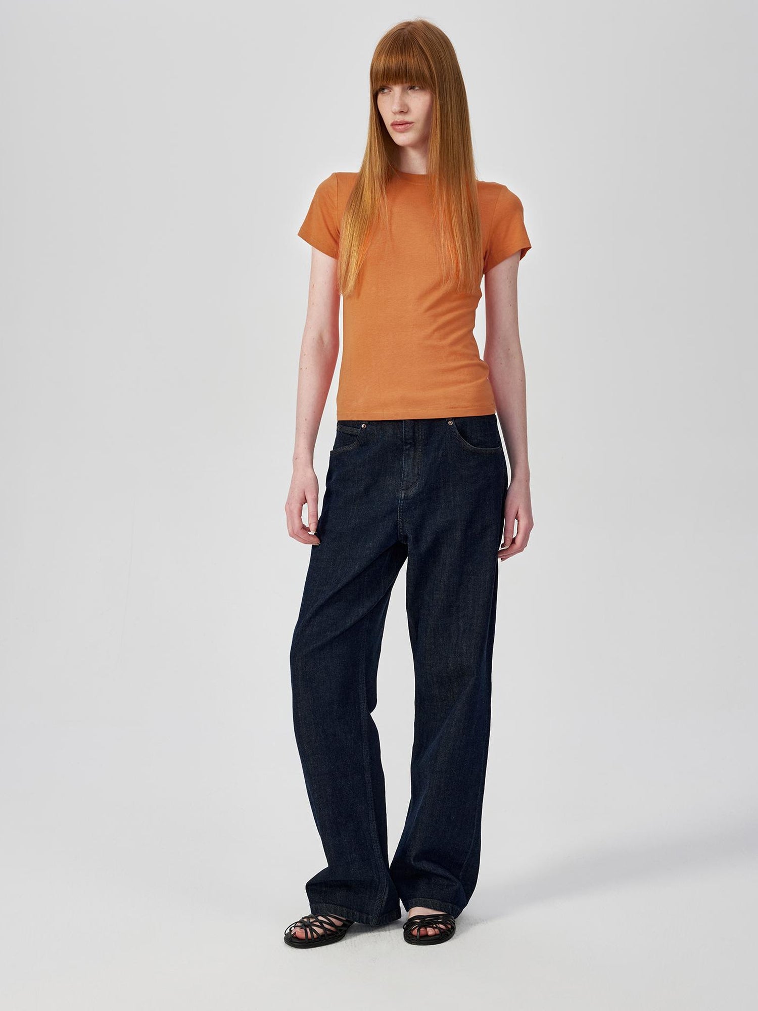 Northbutsouth Classic Round Neck Slim Fit Multi Color Basic T-shirt