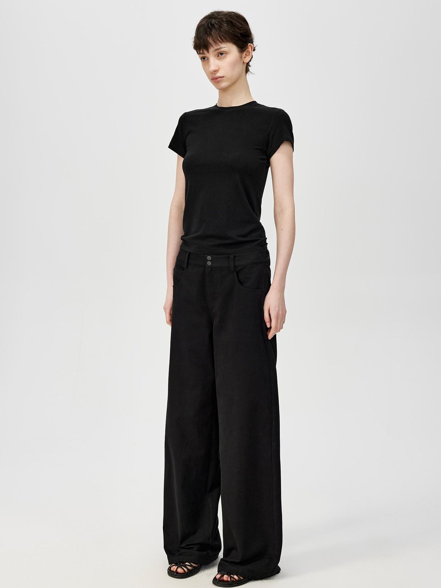 Northbutsouth Classic Round Neck Slim Fit Multi Color Basic T-shirt