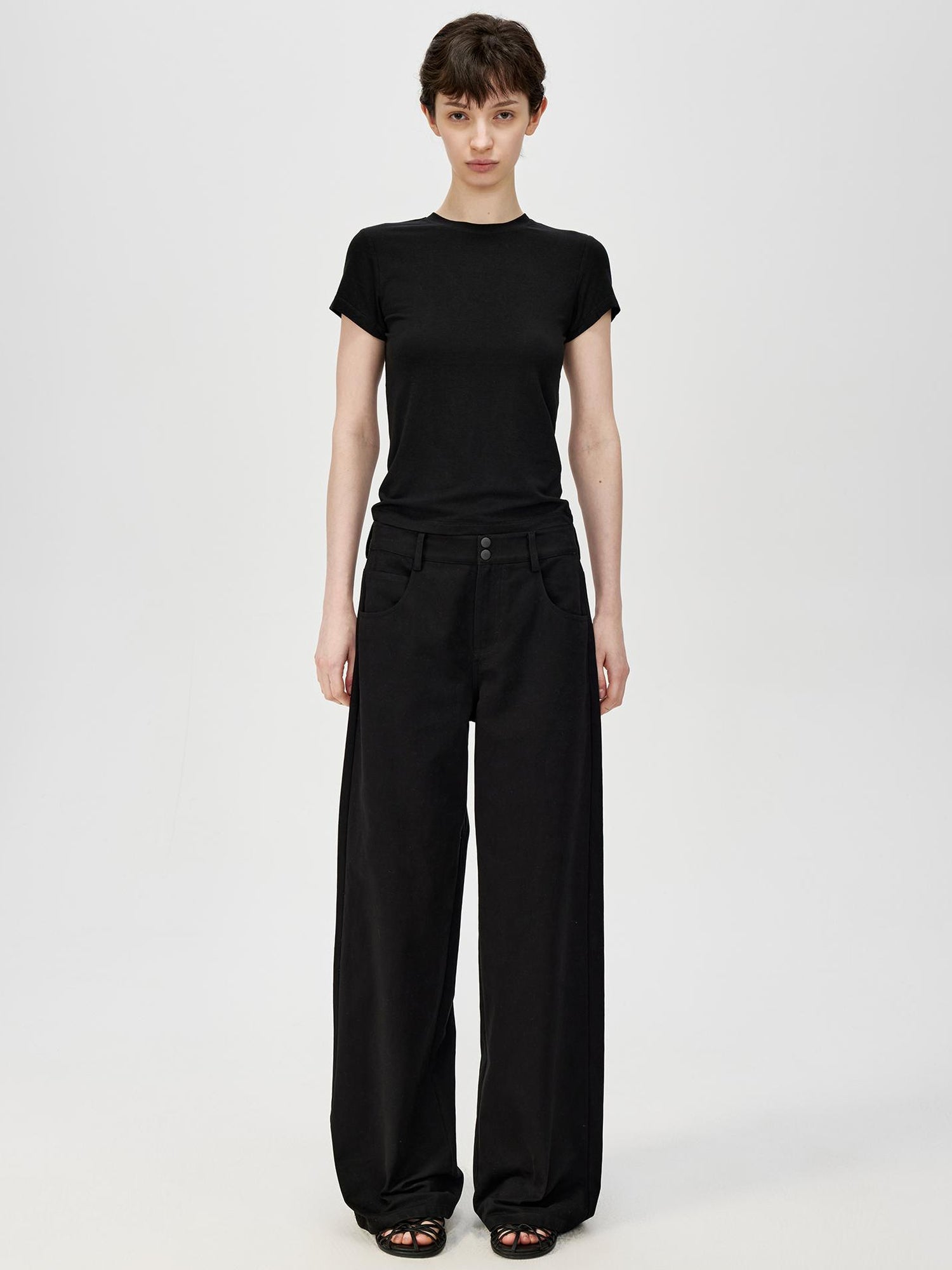 Northbutsouth Classic Round Neck Slim Fit Multi Color Basic T-shirt