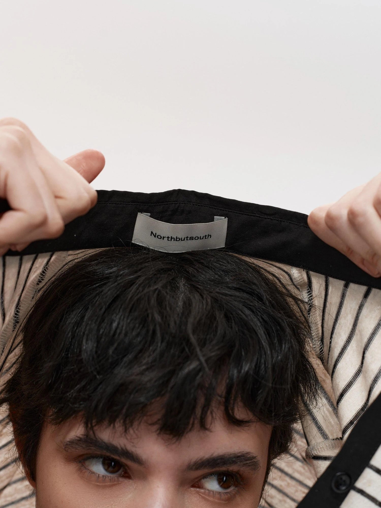 Classic Stripe Polo Collar Relaxed Fit Casual T-shirt