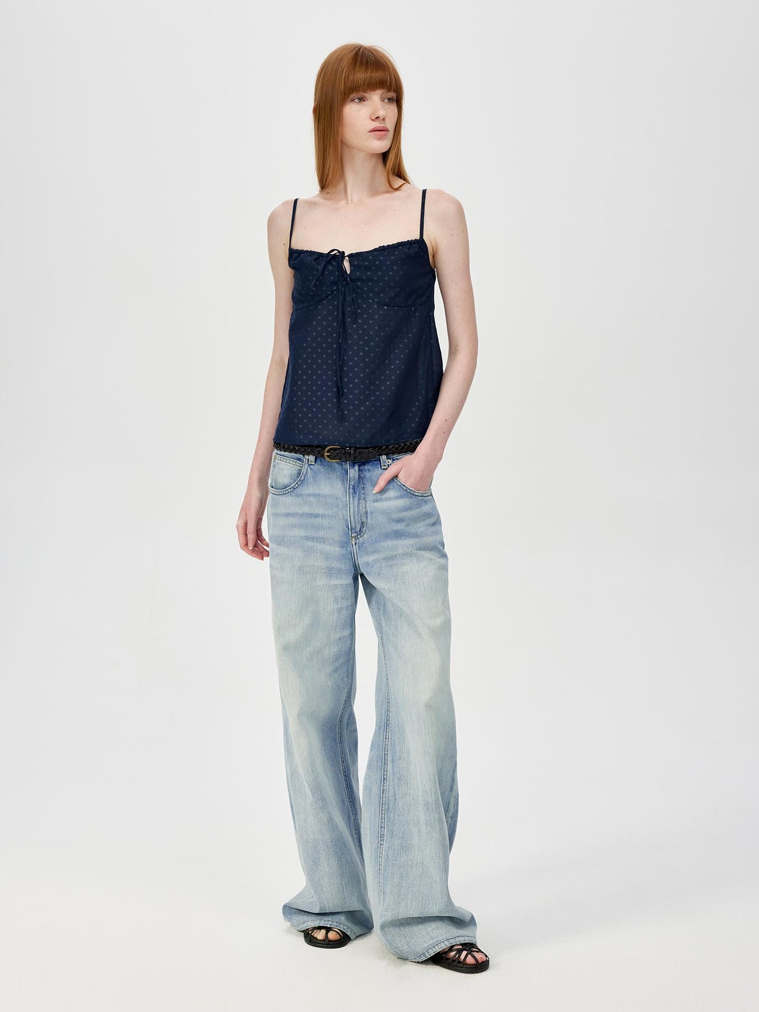 Northbutsouth Classic Washed Sky Blue Relaxed Fit Straight Leg Jeans