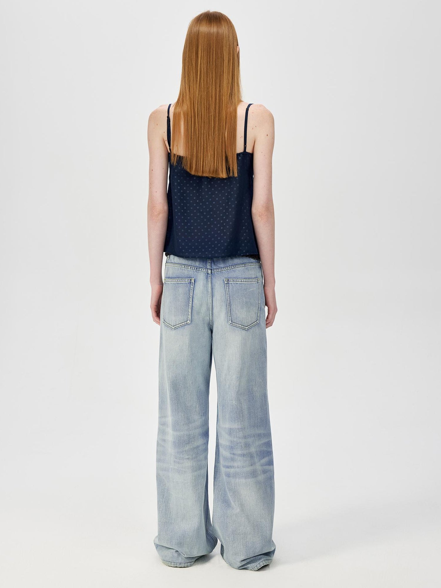 Northbutsouth Classic Washed Sky Blue Relaxed Fit Straight Leg Jeans