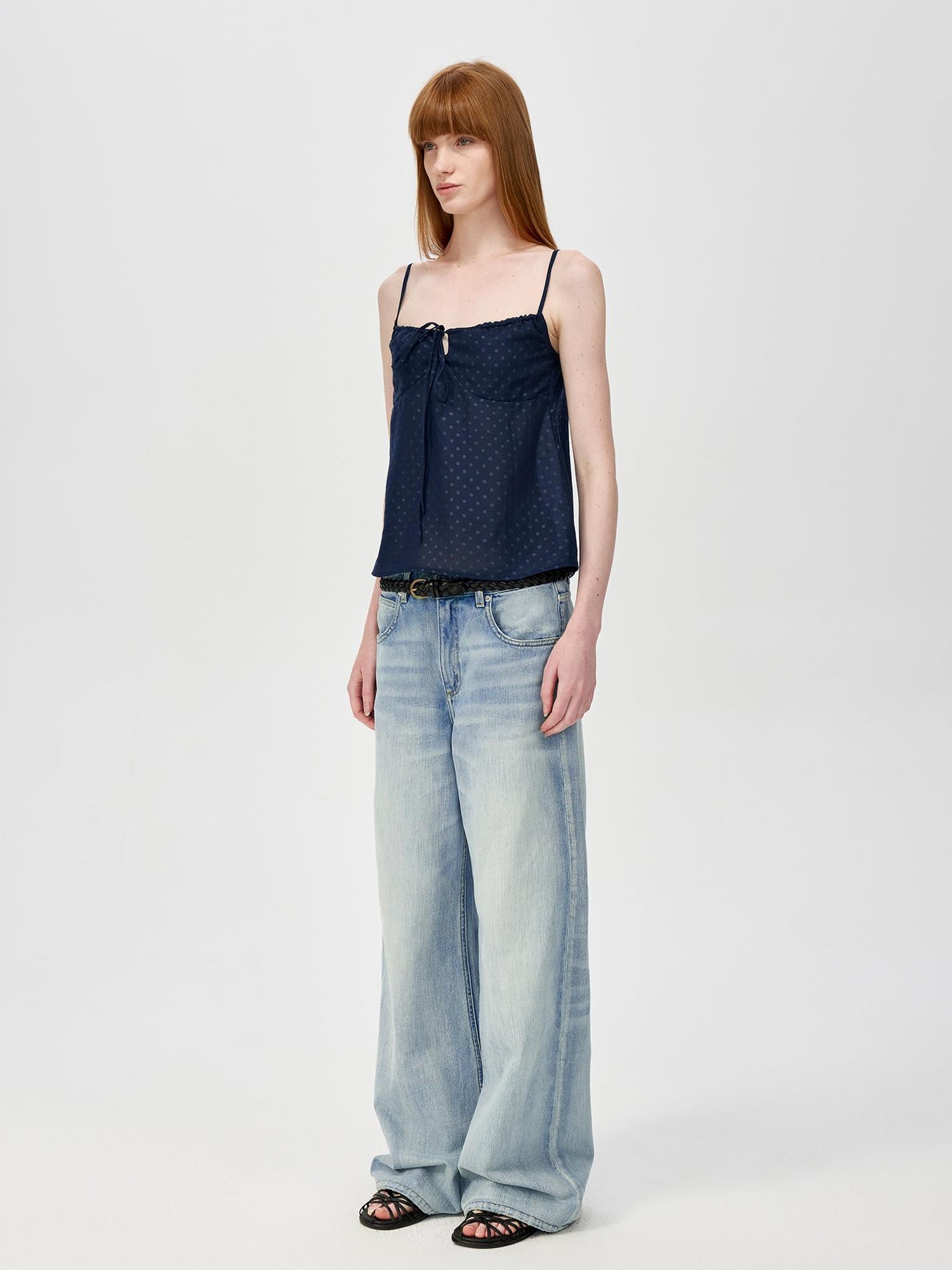Northbutsouth Classic Washed Sky Blue Relaxed Fit Straight Leg Jeans