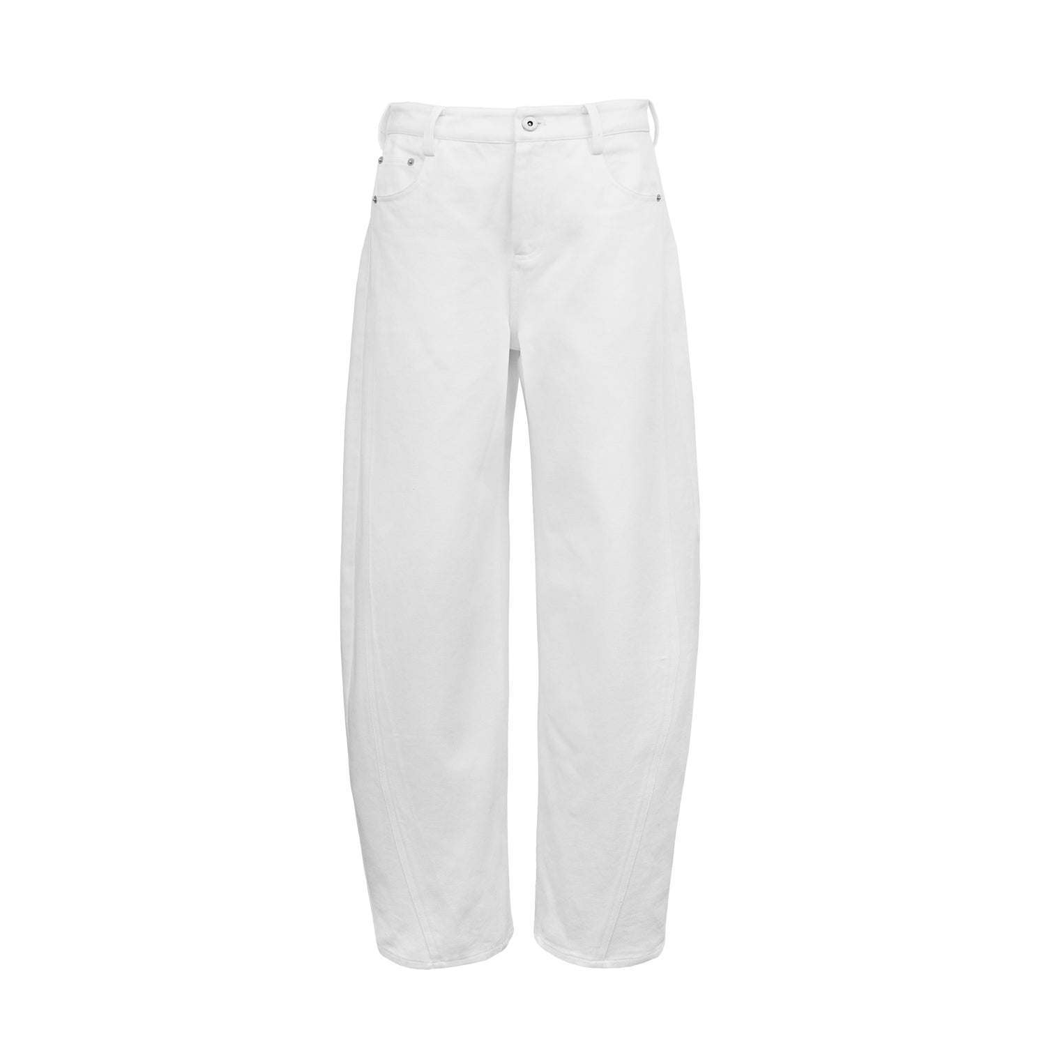 Northbutsouth Cotton Curved Hem Relaxed Fit Casual Trousers MISSTT