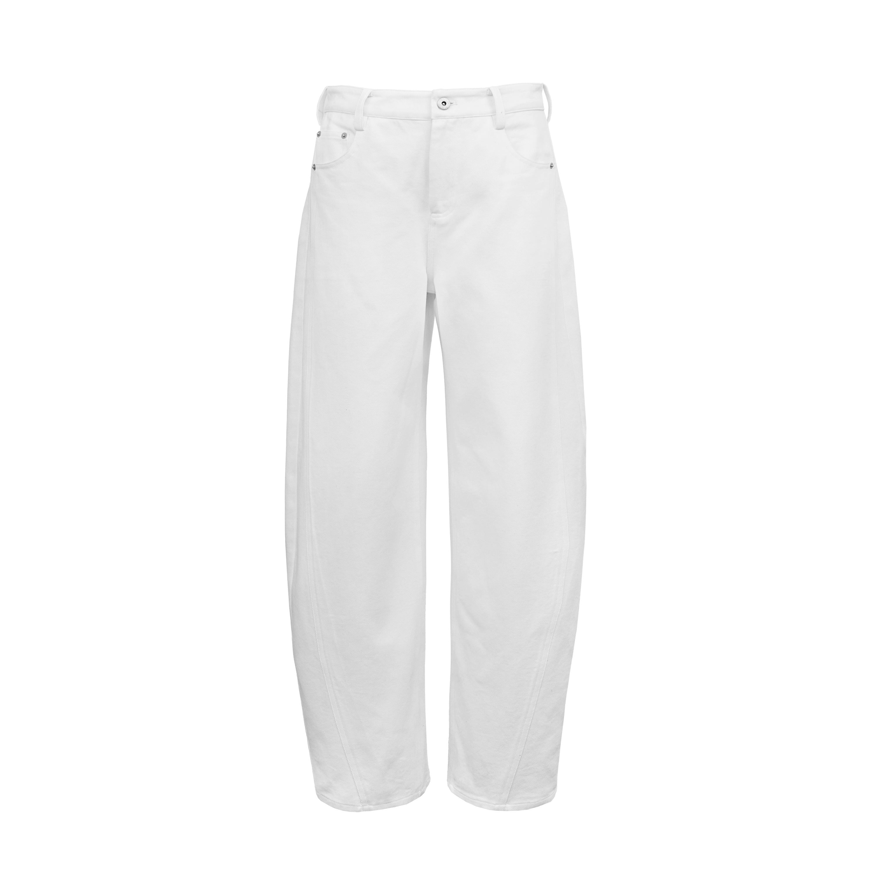 Northbutsouth Cotton Curved Hem Relaxed Fit Casual Trousers MISSTT