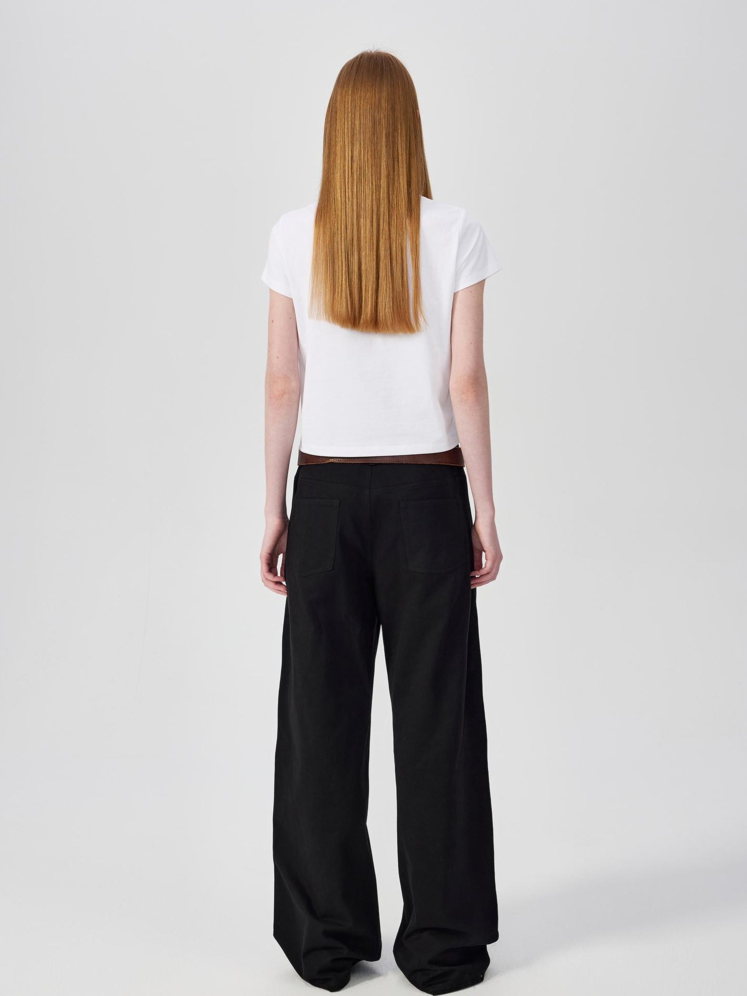 Northbutsouth Cropped Cotton Crewneck Tee Multi Color Basic Fit