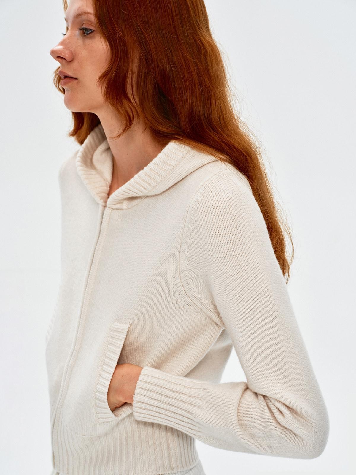 Northbutsouth Cropped Ribbed Panel Front Pockets Women&