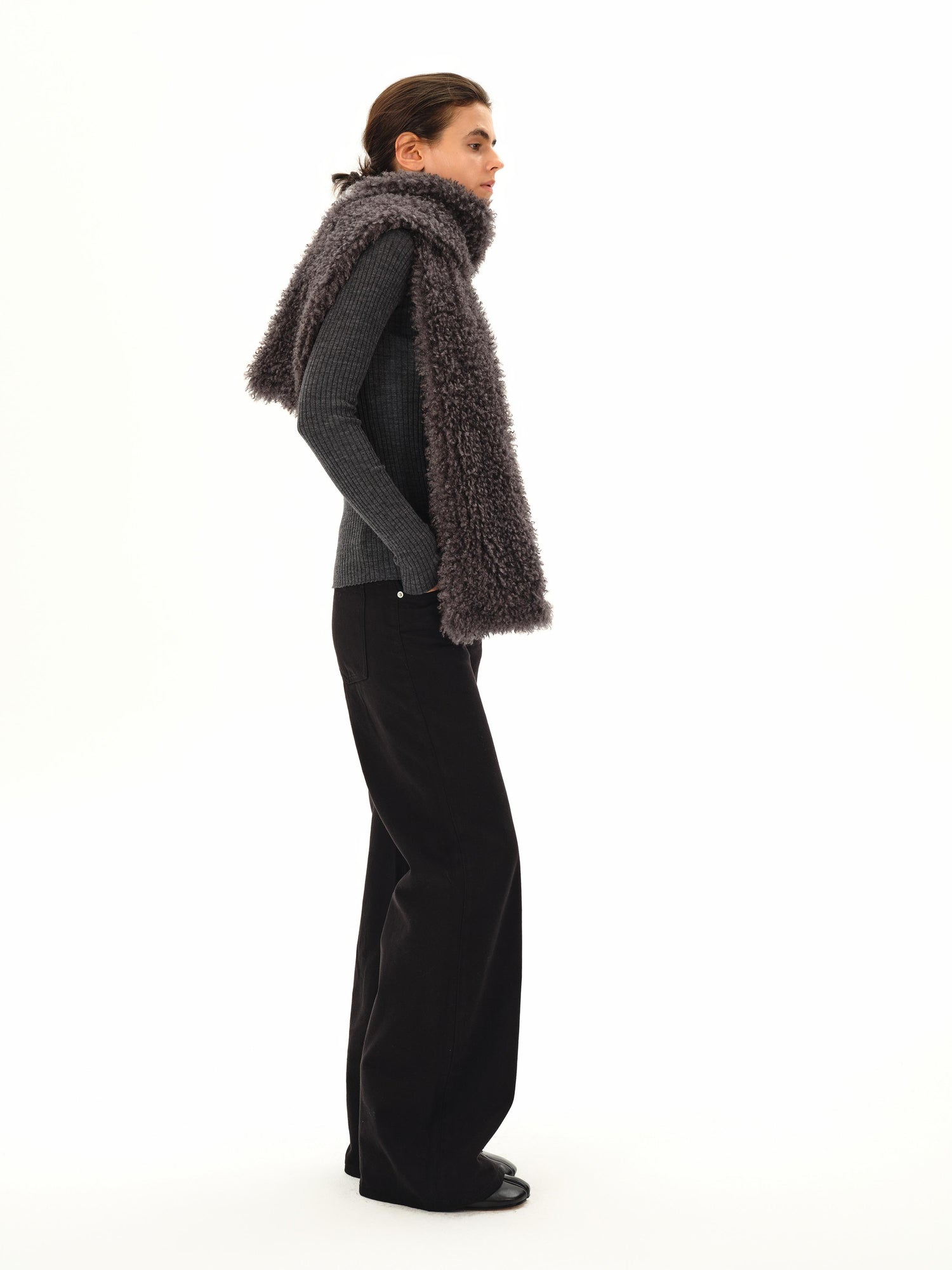 Northbutsouth Curly Teddy Plush Scarf