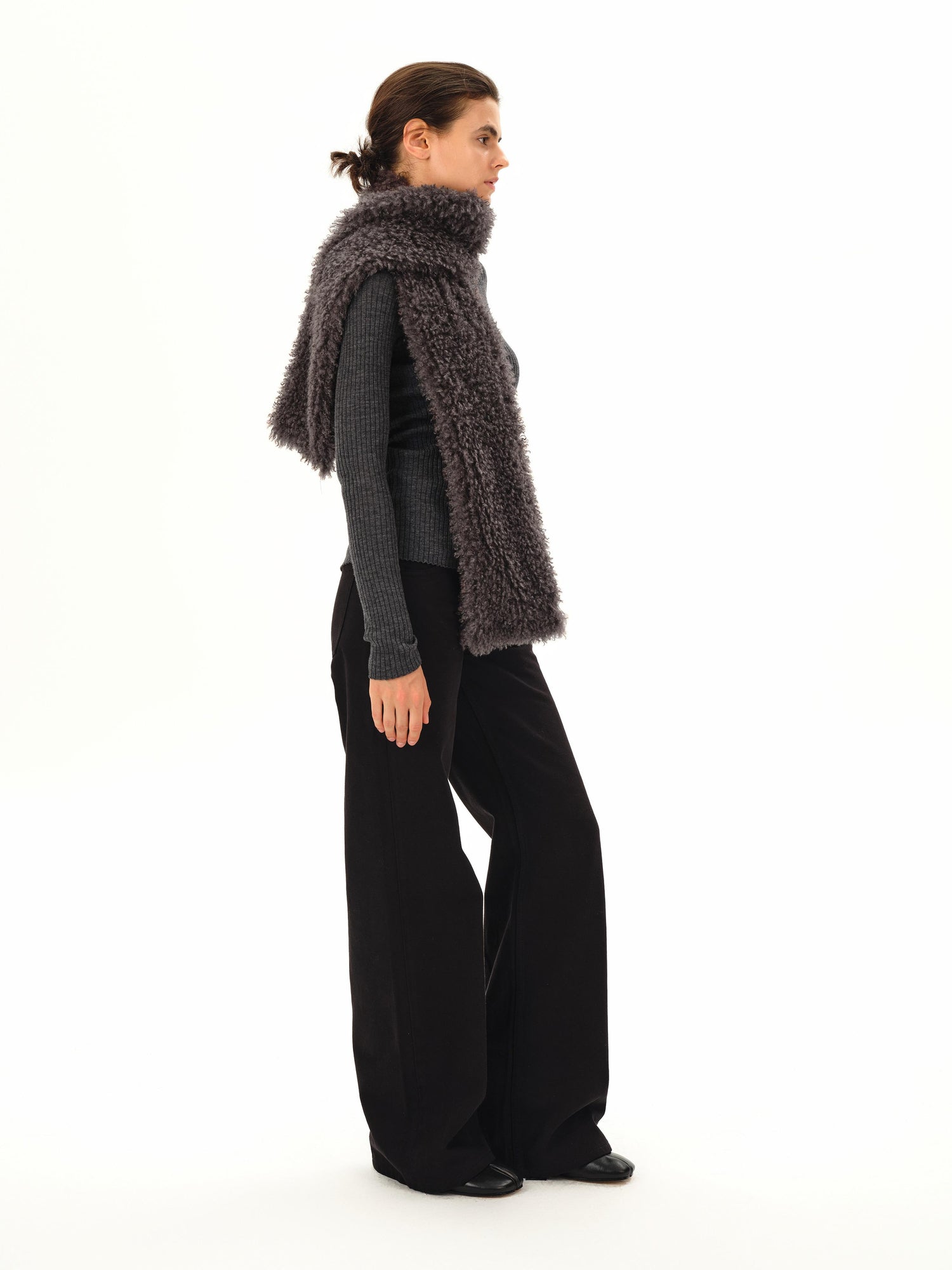 Northbutsouth Curly Teddy Plush Scarf