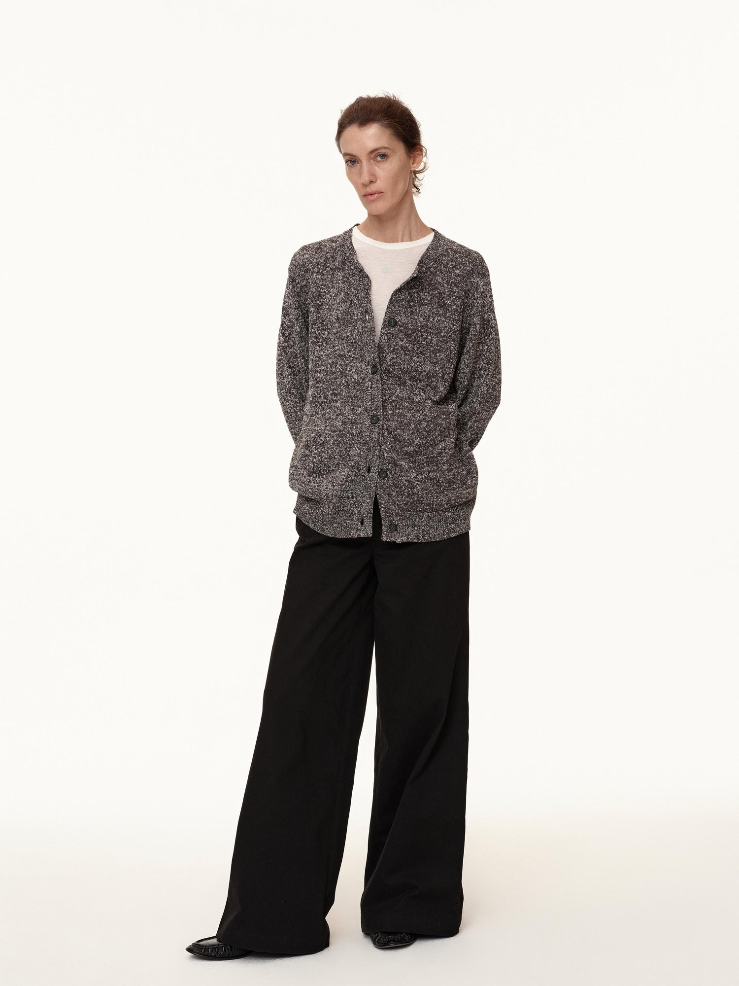 Northbutsouth Deck Multi Button Loose Straight Leg Pants