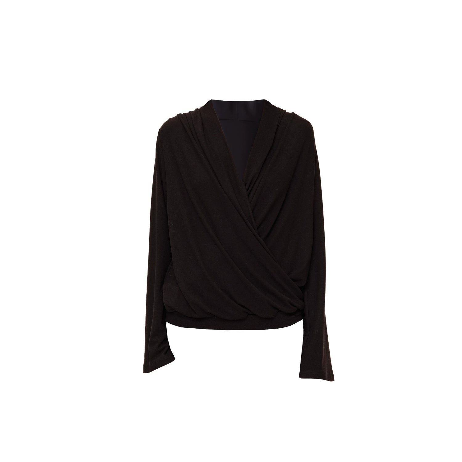 Northbutsouth Deep V Draped Twist Front Shell Top MISSTT