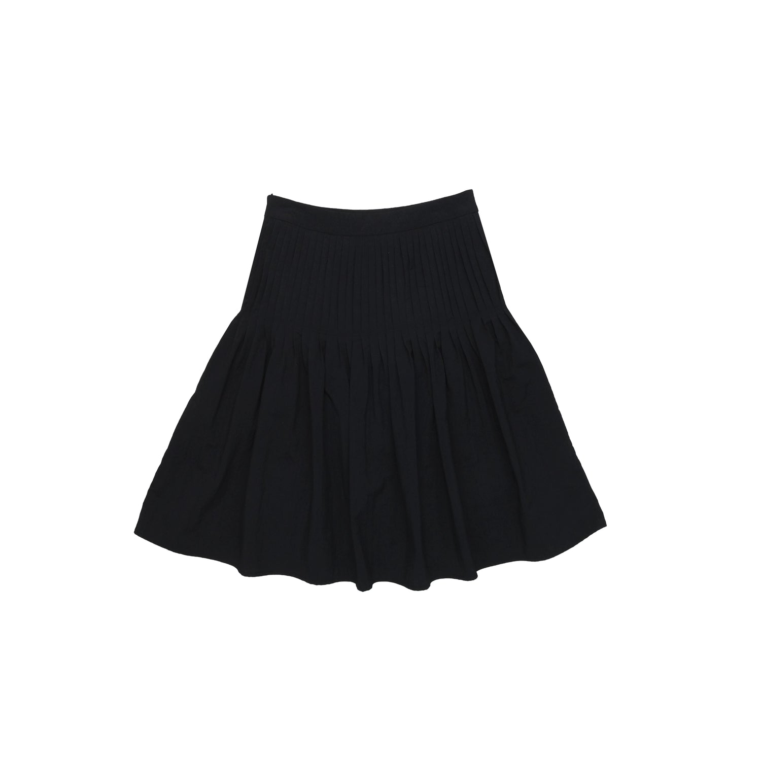 Northbutsouth Fine Pleated A Line Low Waist Lightweight Casual Puff Skirt MISSTT
