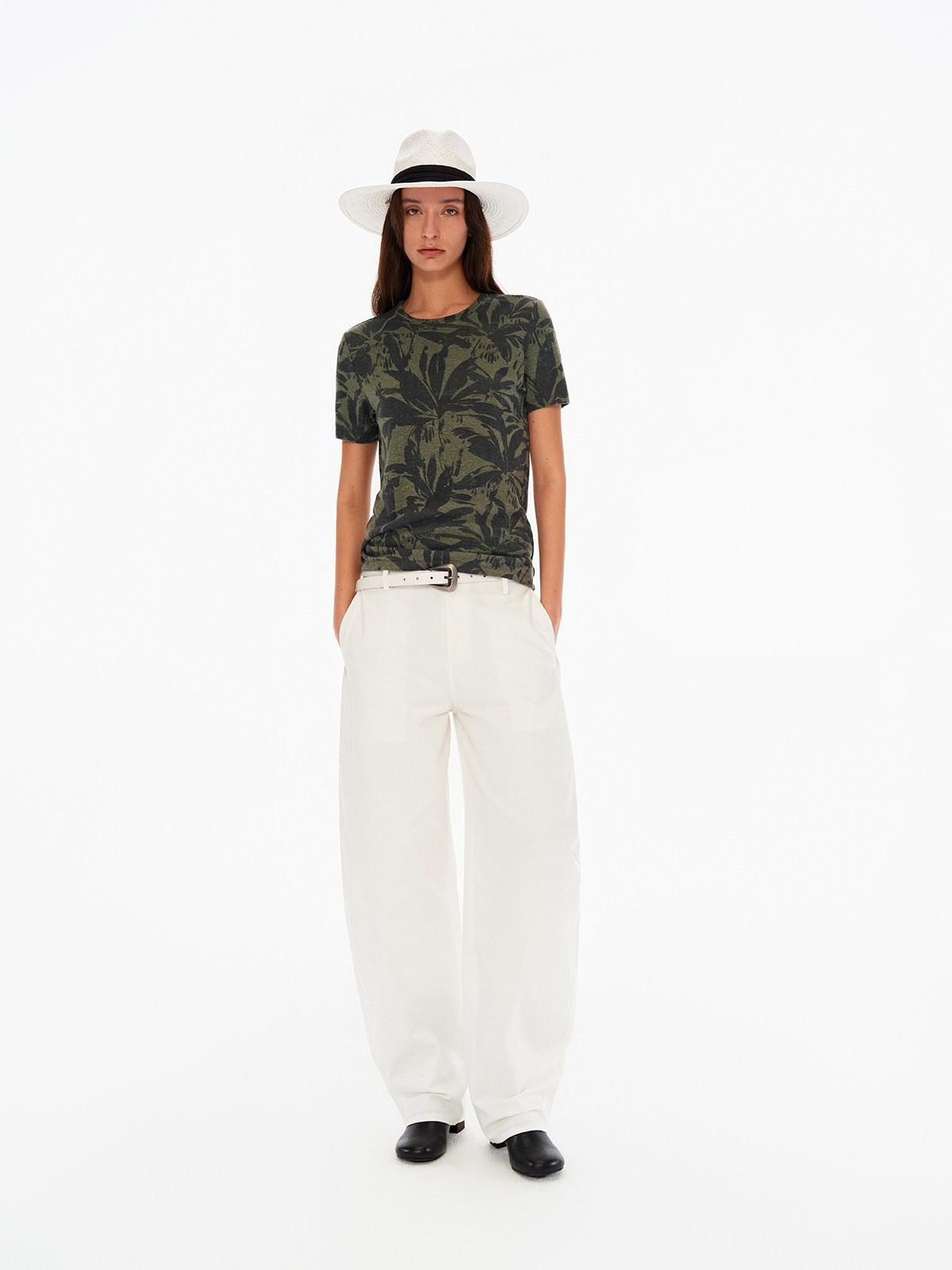 Northbutsouth Floral Printed Slim Fit Women&