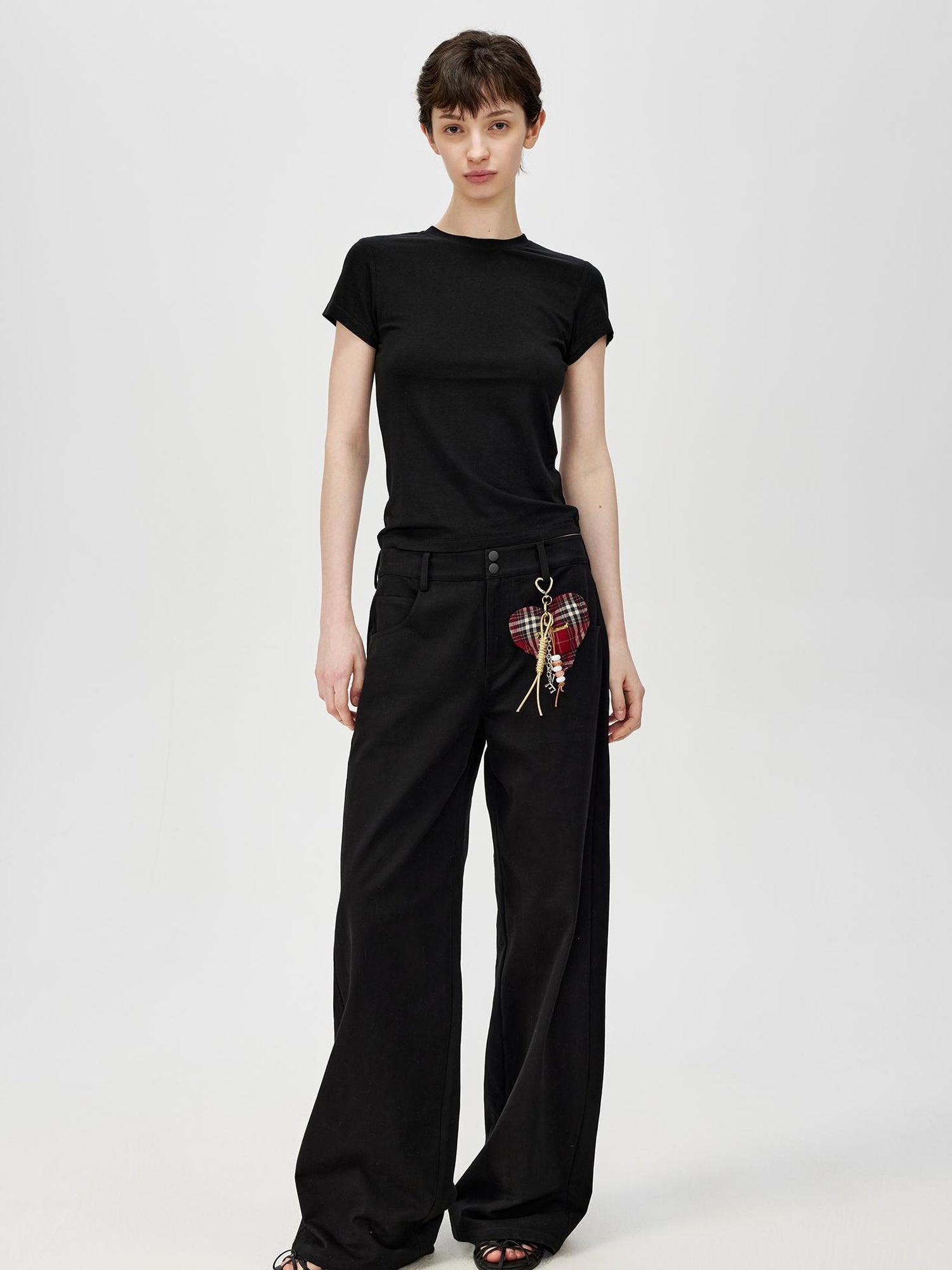 Northbutsouth Four Color Classic Casual Low Waist Straight Leg Lightweight Pants