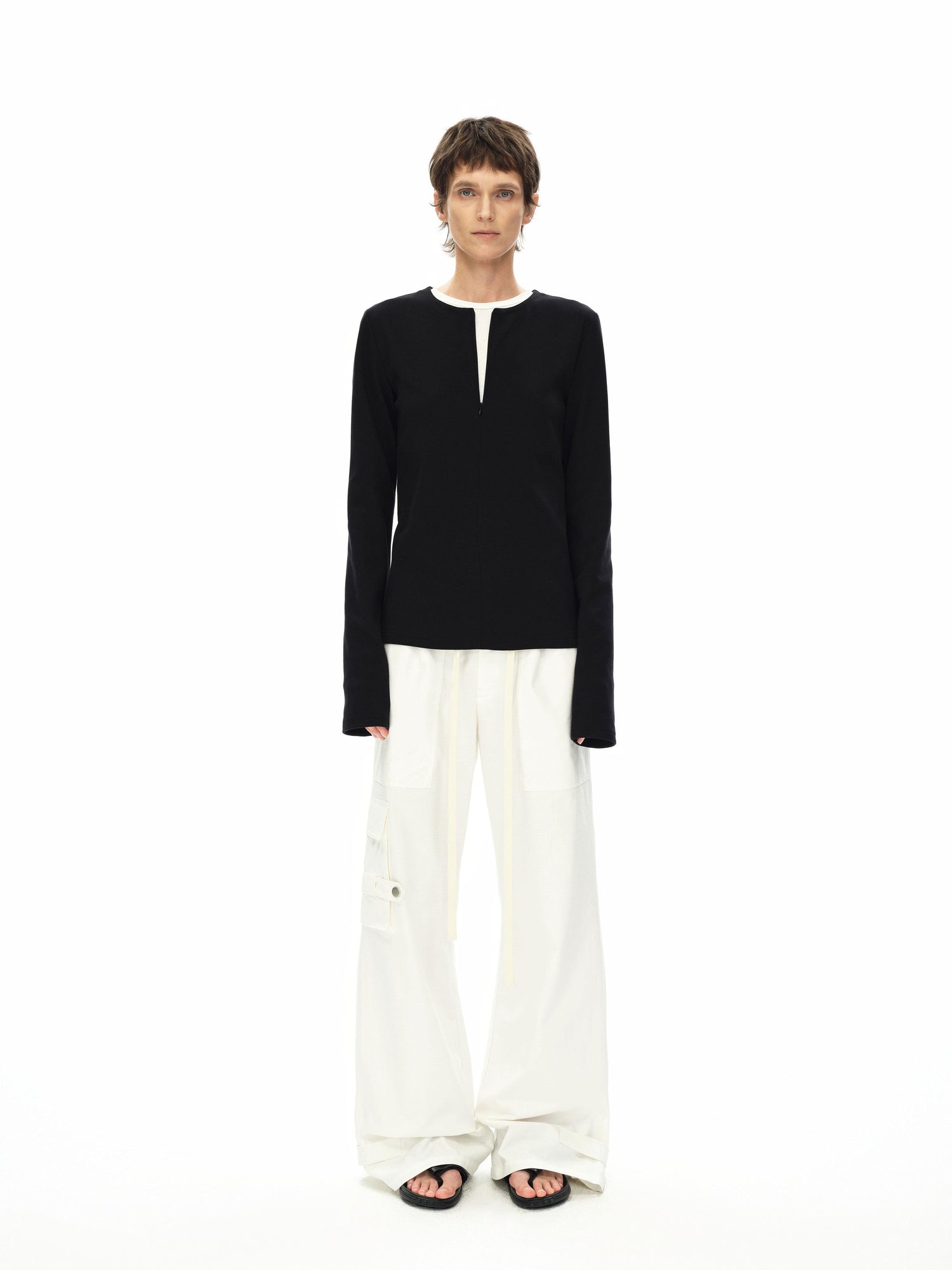 Northbutsouth Functional Drawstring Cargo Joggers With Tapered Leg