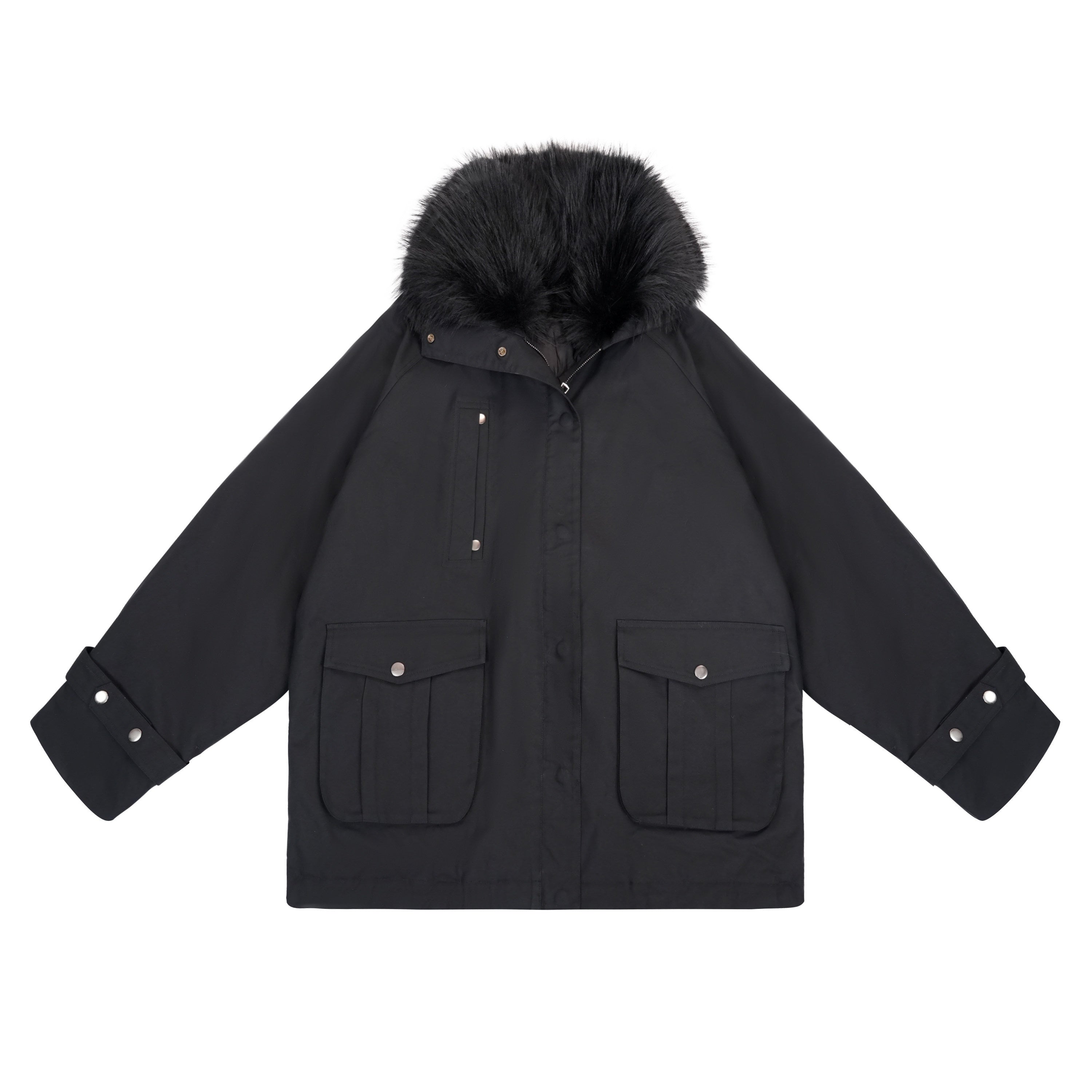 Northbutsouth_Fur_Collar_Diamond_Quilted_Women&