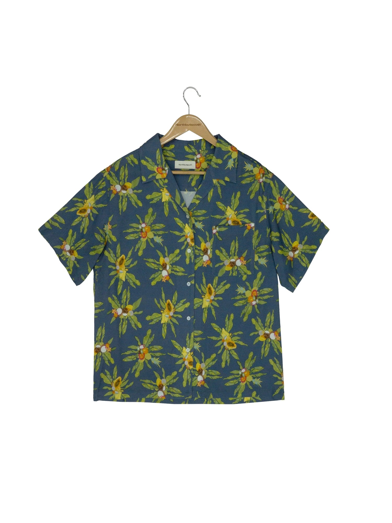 Hawaiian Holiday Fun Print Relaxed Vacation Shirt