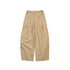Northbutsouth Hemp Mid Low Waist Wide Leg Trousers In Khaki MISSTT