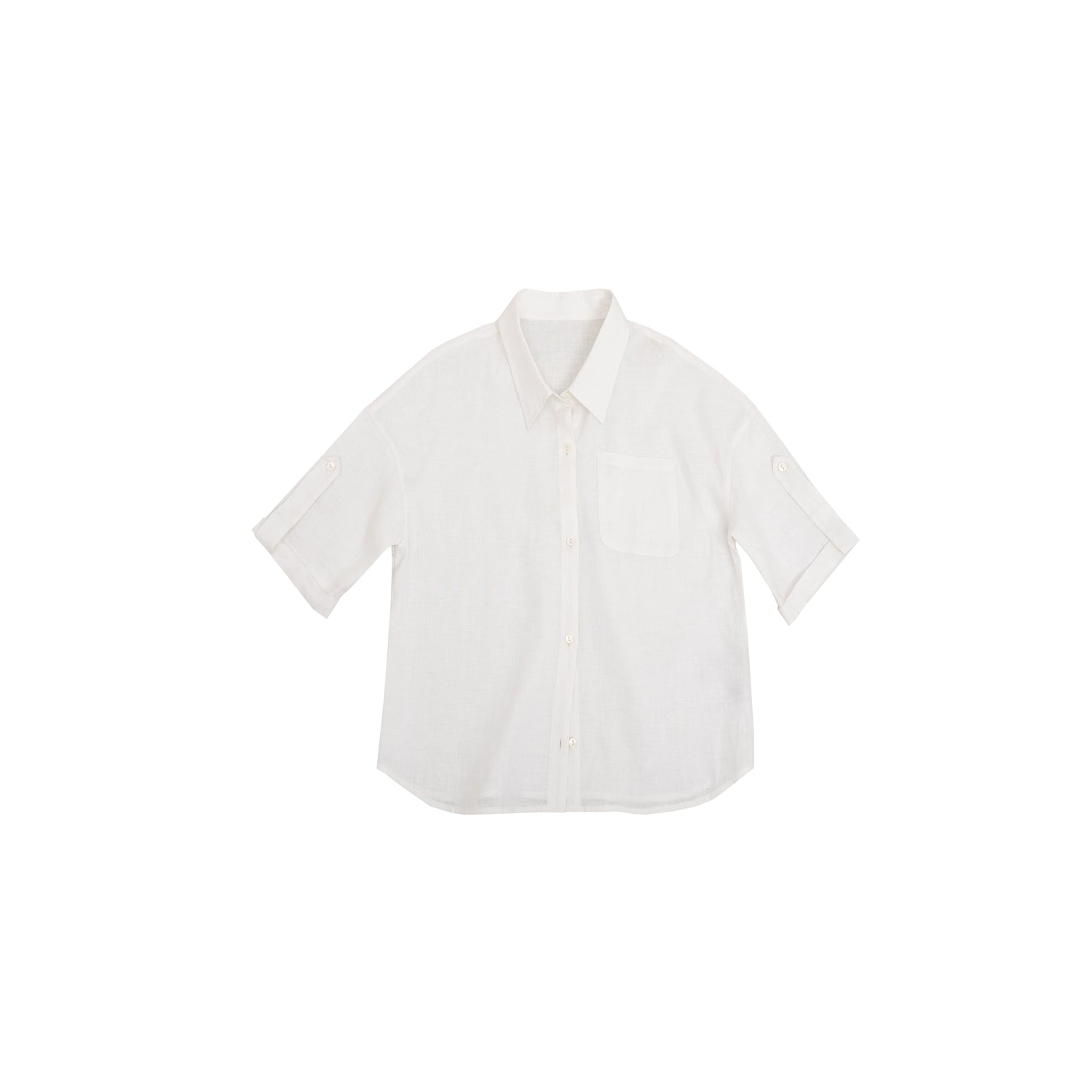 Northbutsouth Hemp Short Sleeve Shirt Lightweight Loose Fit Breathable Casual MISSTT