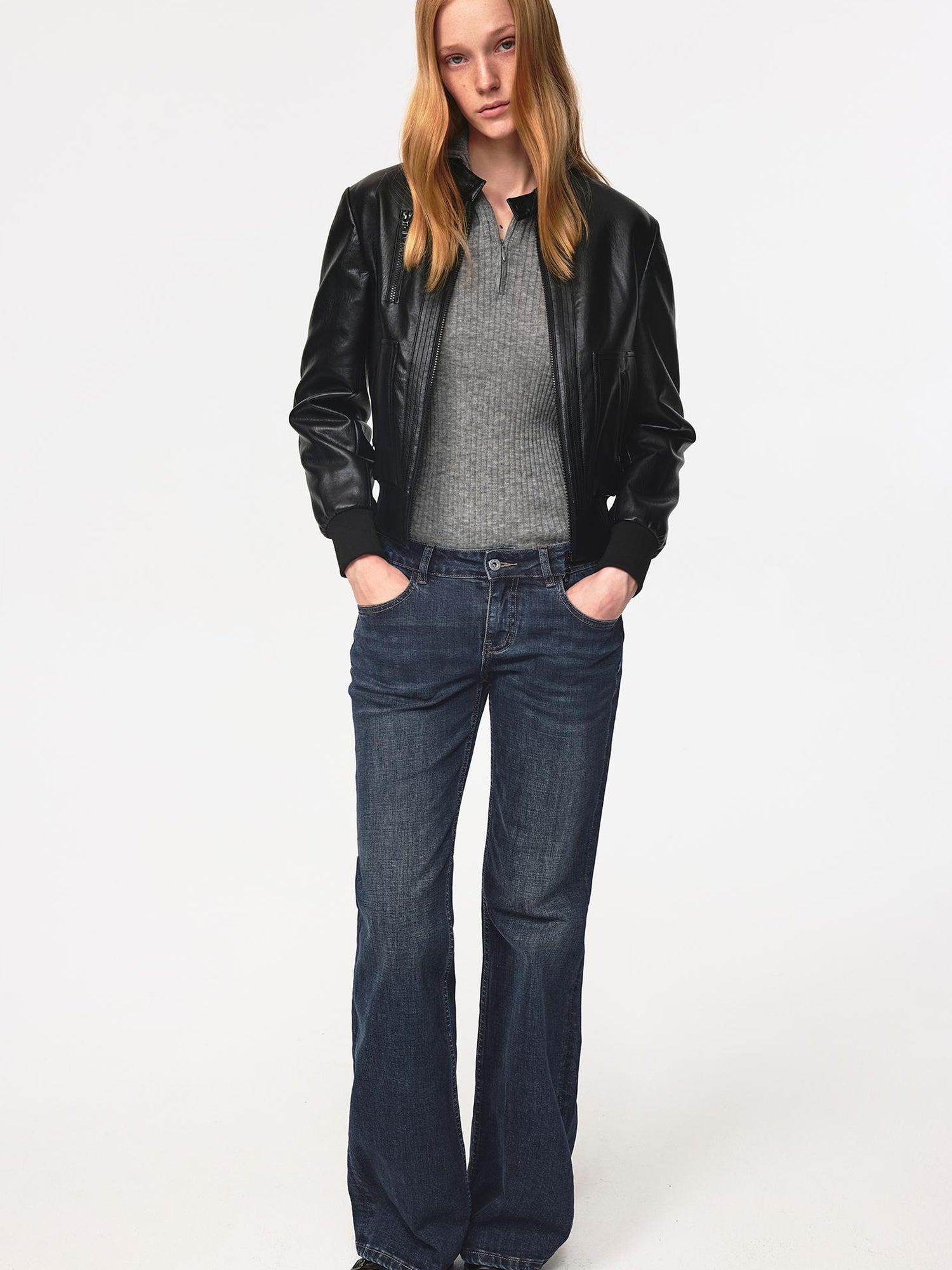 Northbutsouth Indigo Wash Low Mid Rise Slim Fit Vintage Denim Pants