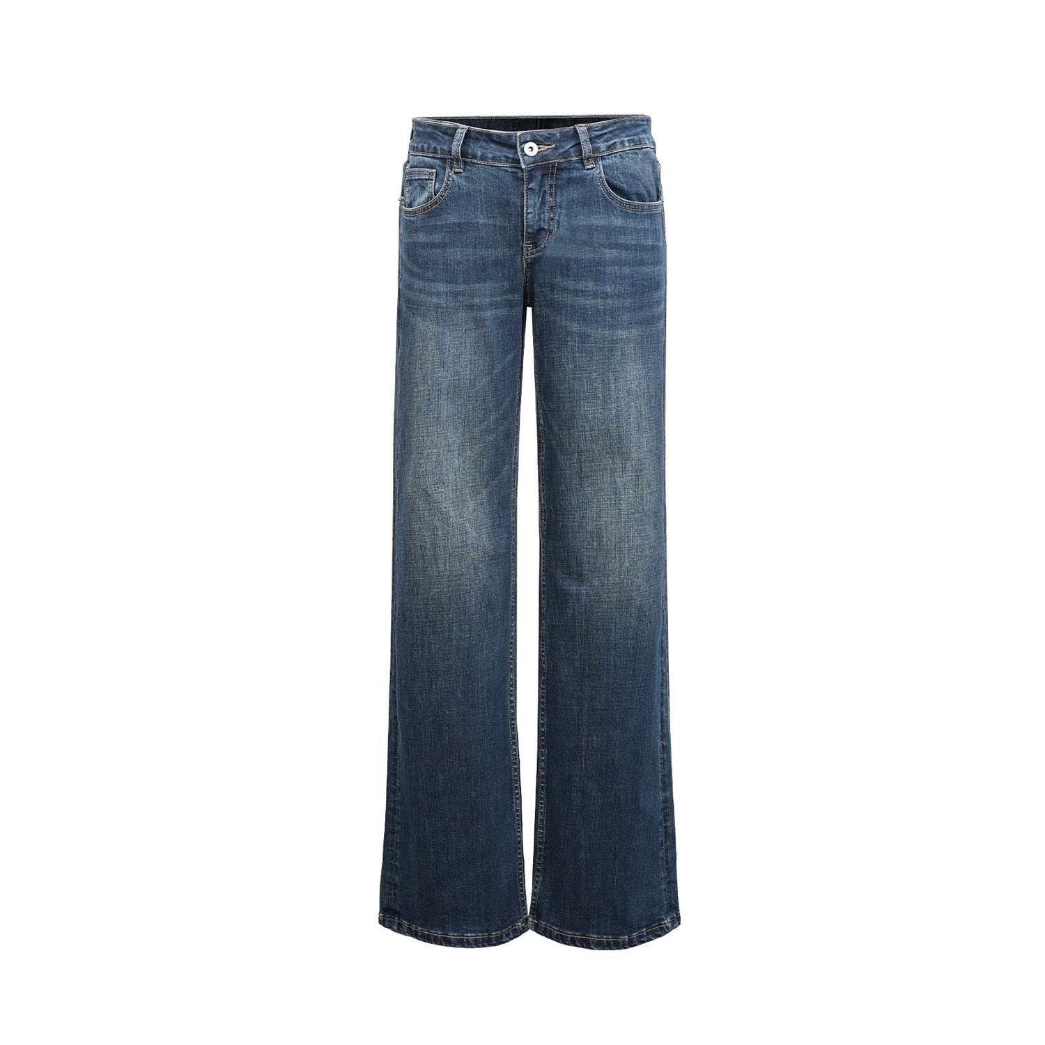 Northbutsouth Indigo Wash Low Mid Rise Slim Fit Vintage Denim Pants MISSTT