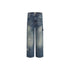 Northbutsouth Knee Rip Distressed Mid Rise Denim Trousers MISSTT