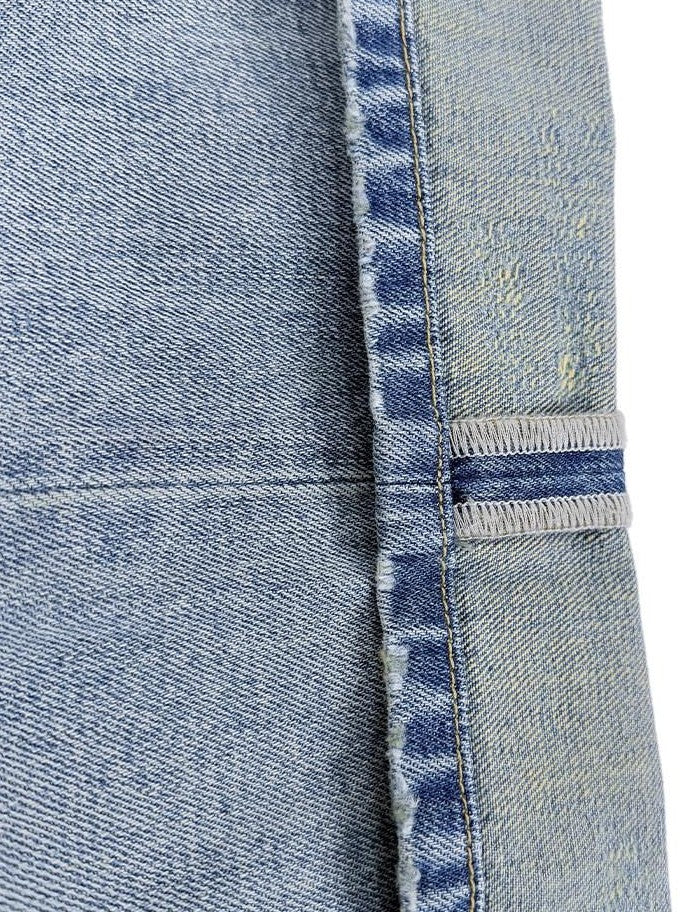 Northbutsouth Light Wash Textured Vintage Straight Women&