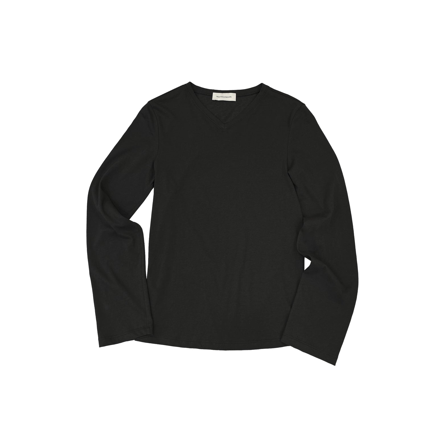 Northbutsouth Lightweight Bamboo Cotton V-Neck Relaxed Fit Tee MISSTT