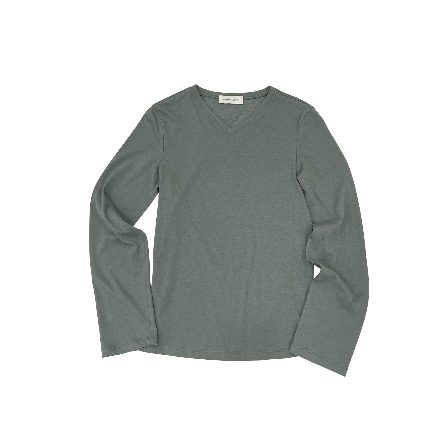 Northbutsouth Lightweight Bamboo Cotton V-Neck Relaxed Fit Tee MISSTT