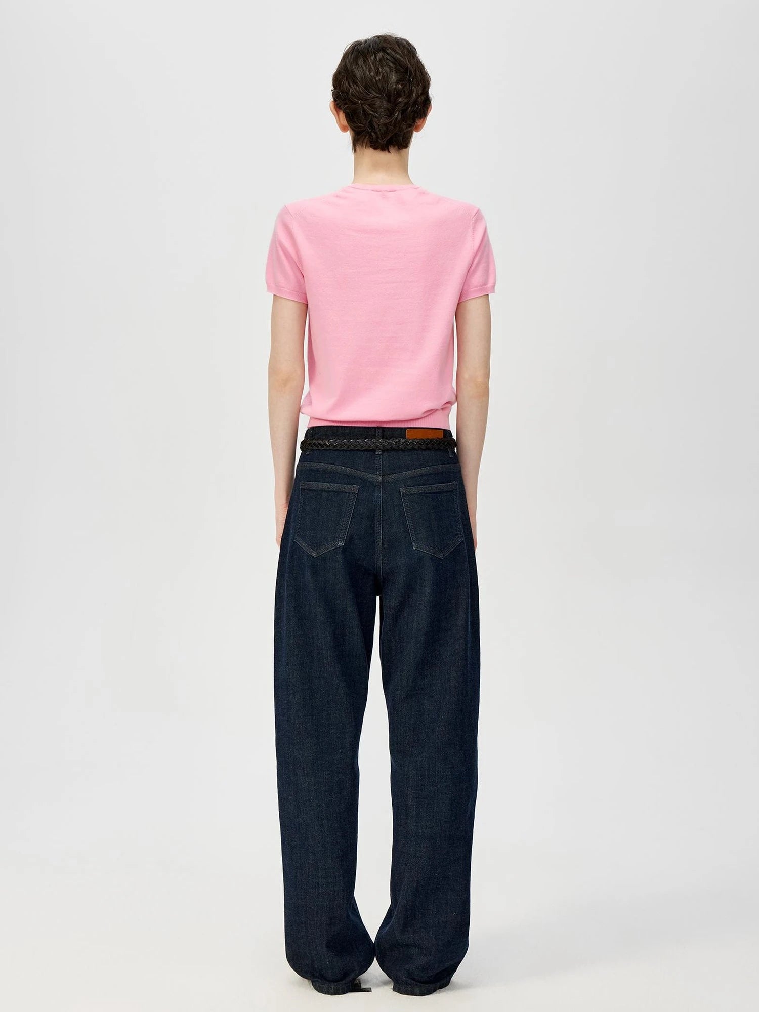 Lightweight Knit T-shirt In Multiple Colors