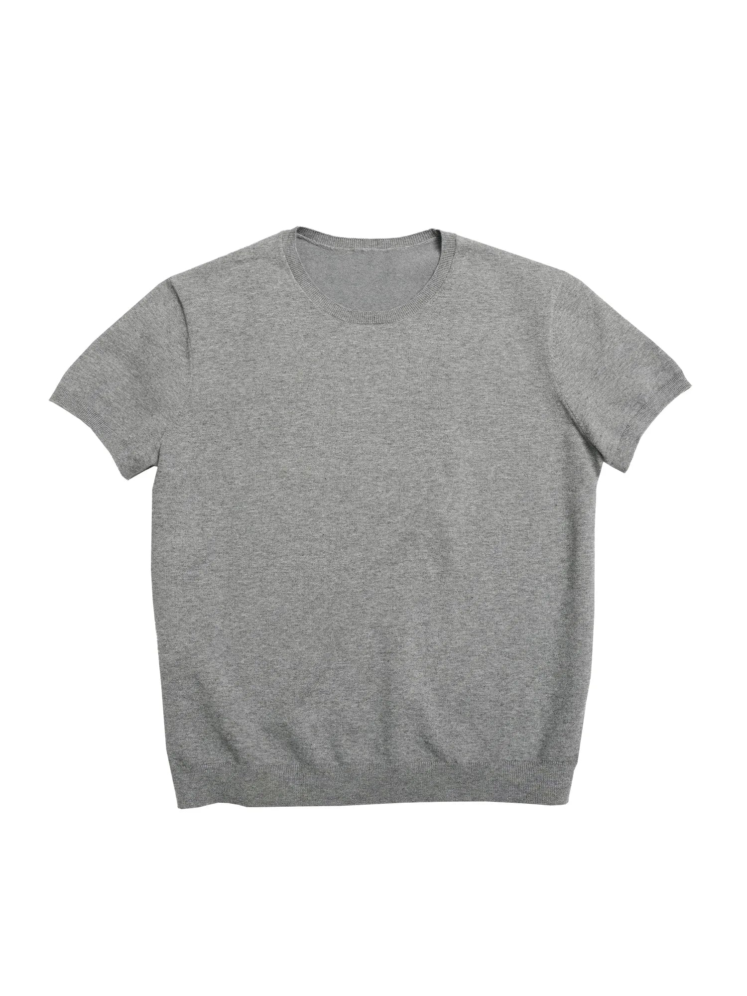 Lightweight Knit T-shirt In Multiple Colors
