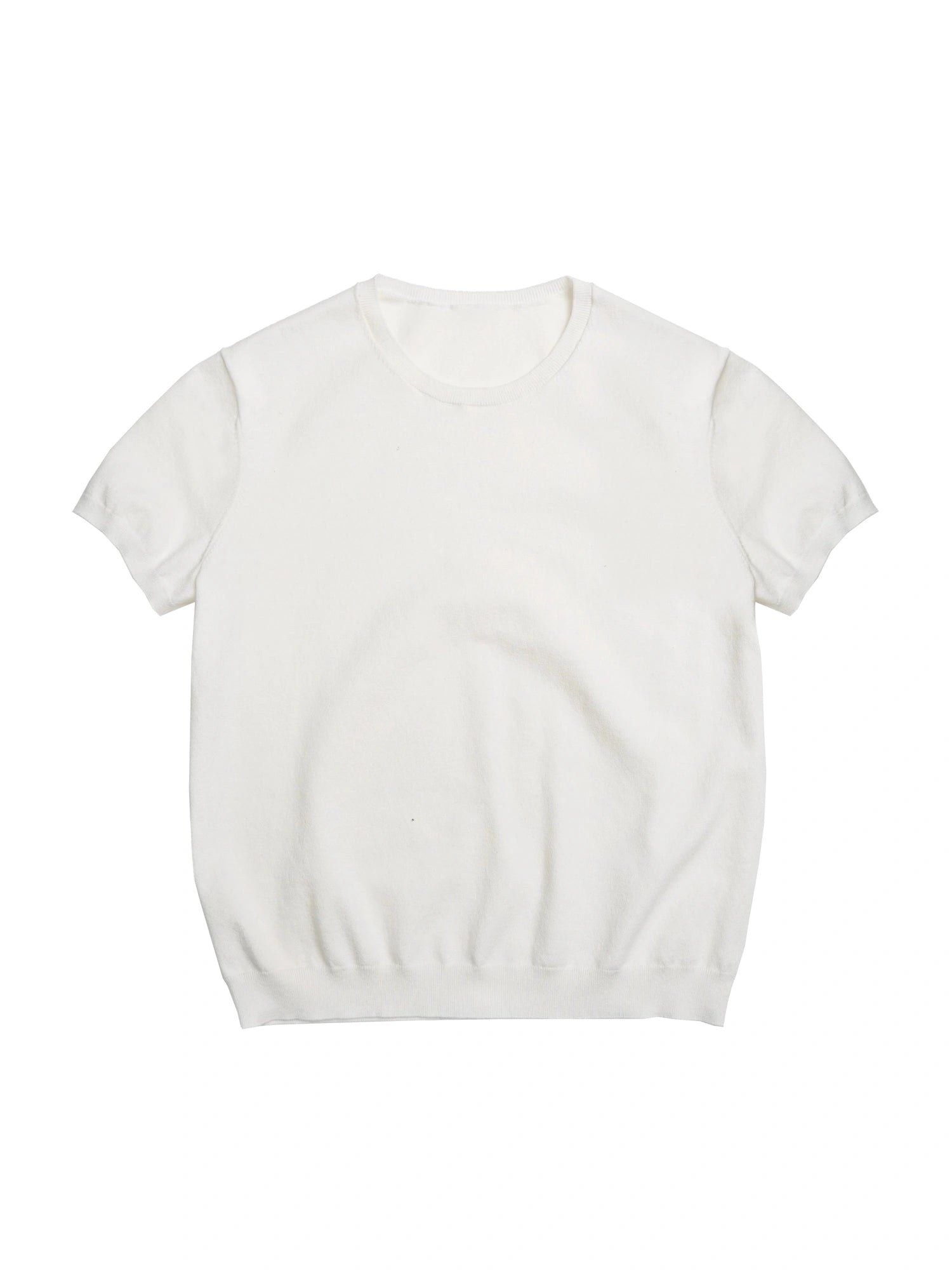 Lightweight Knit T-shirt In Multiple Colors