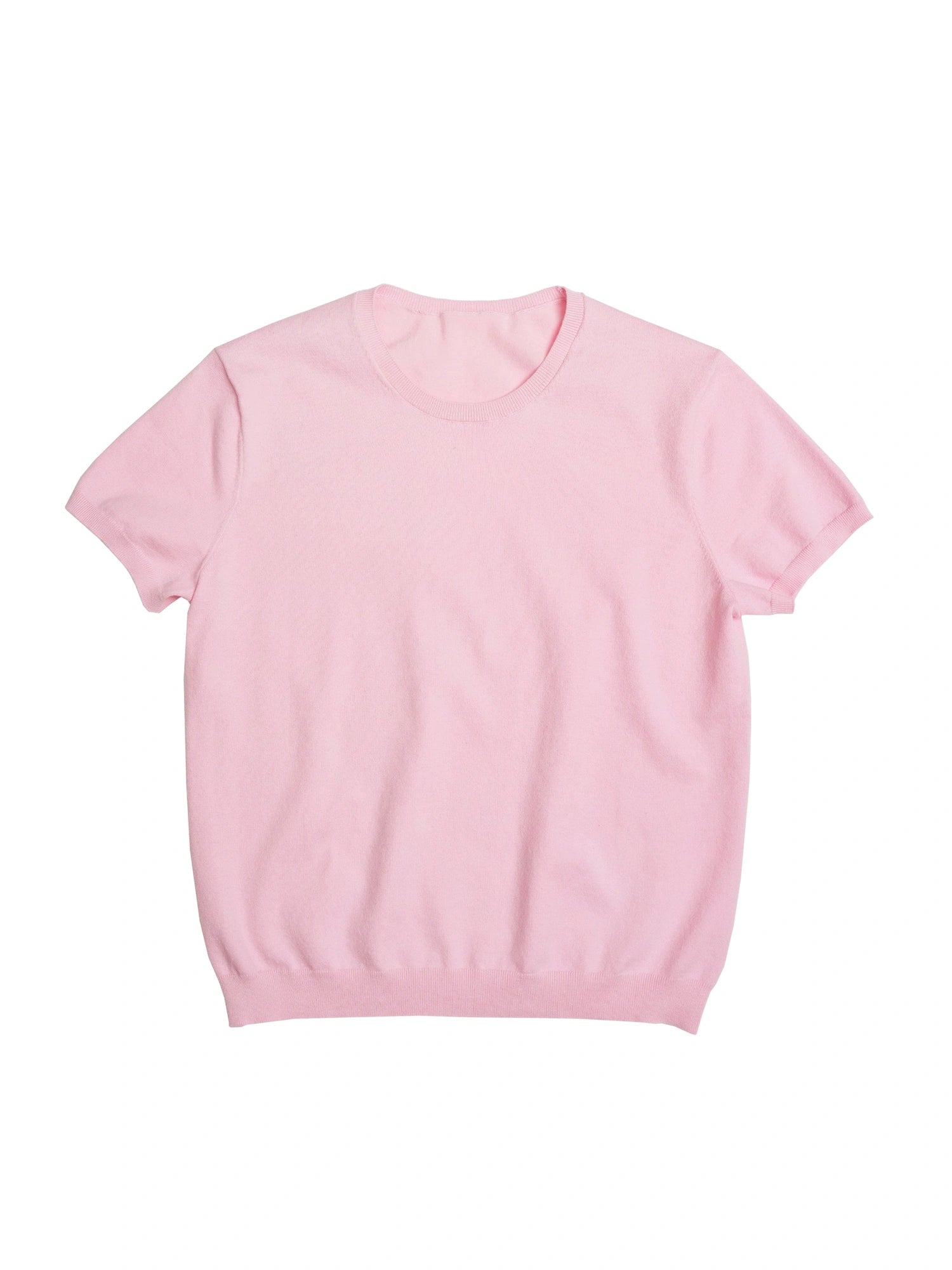 Lightweight Knit T-shirt In Multiple Colors