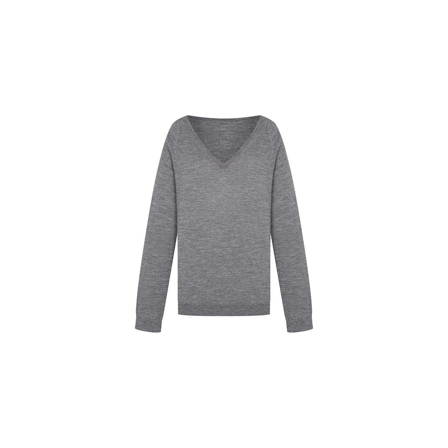 Northbutsouth Lightweight Wool V-Neck Loose Knit Sweater MISSTT