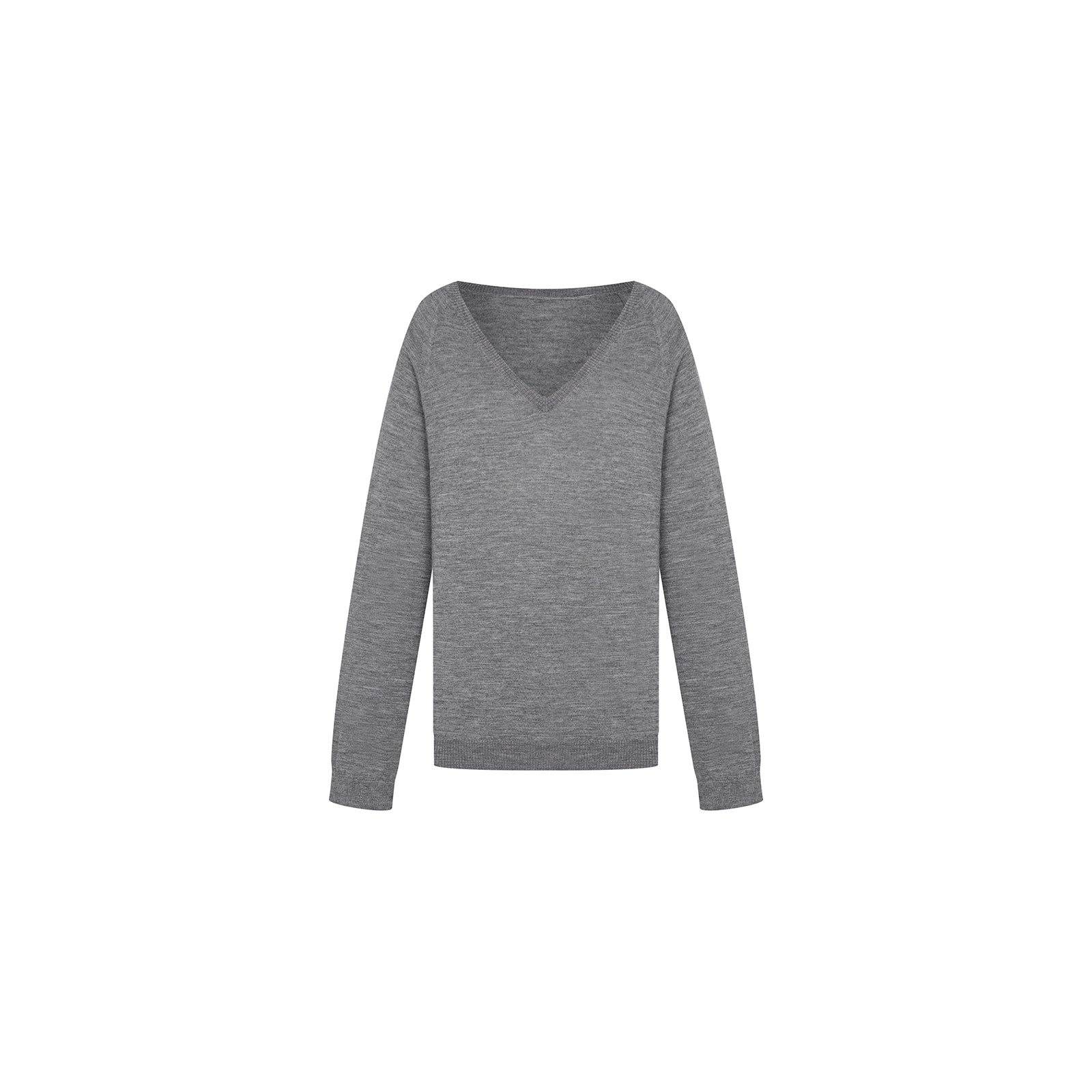 Northbutsouth Lightweight Wool V-Neck Loose Knit Sweater MISSTT