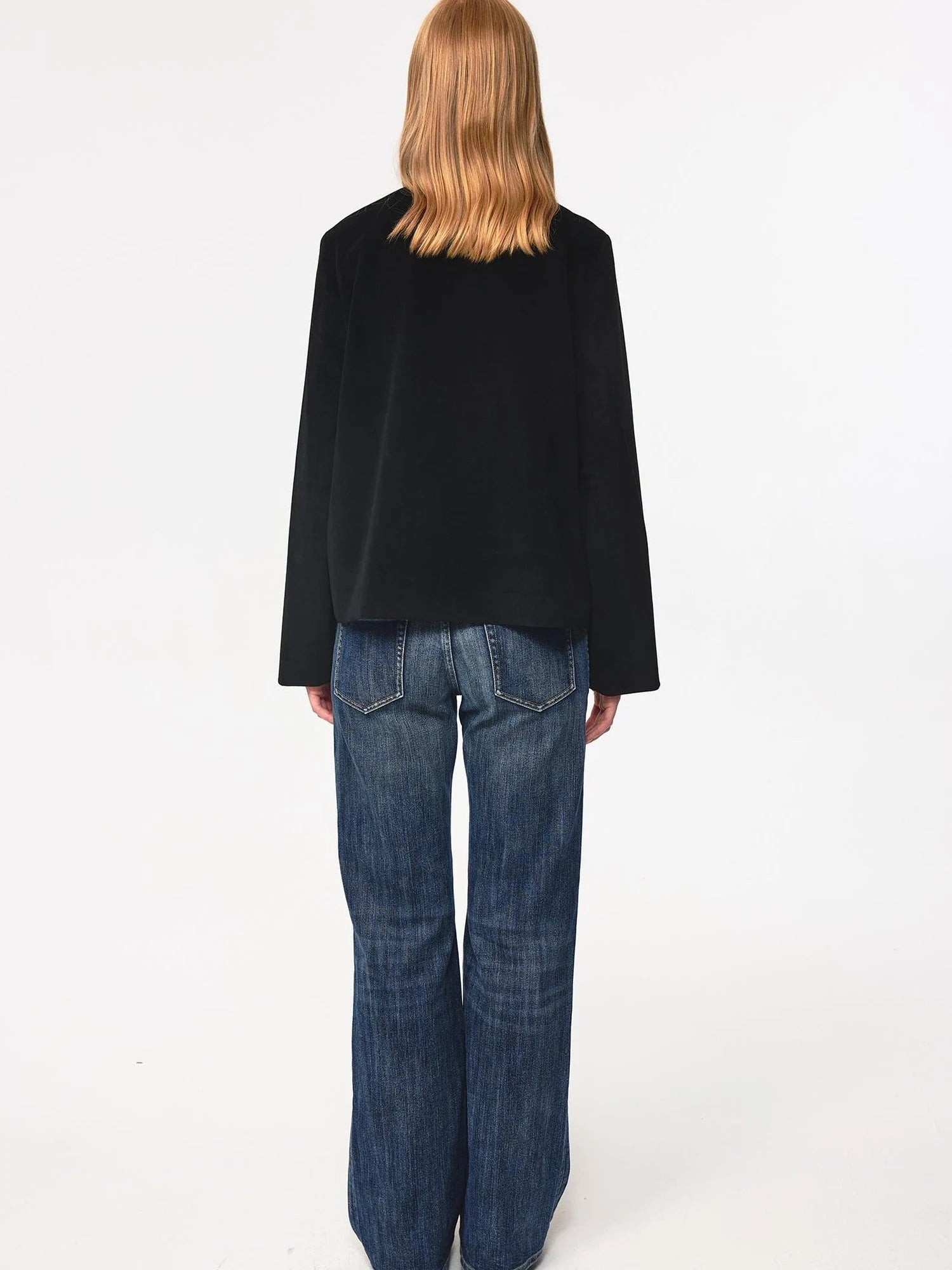 Low Rise Slim Fit Vintage Washed Stretch Denim Jeans