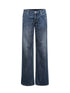 Low Rise Slim Fit Vintage Washed Stretch Denim Jeans