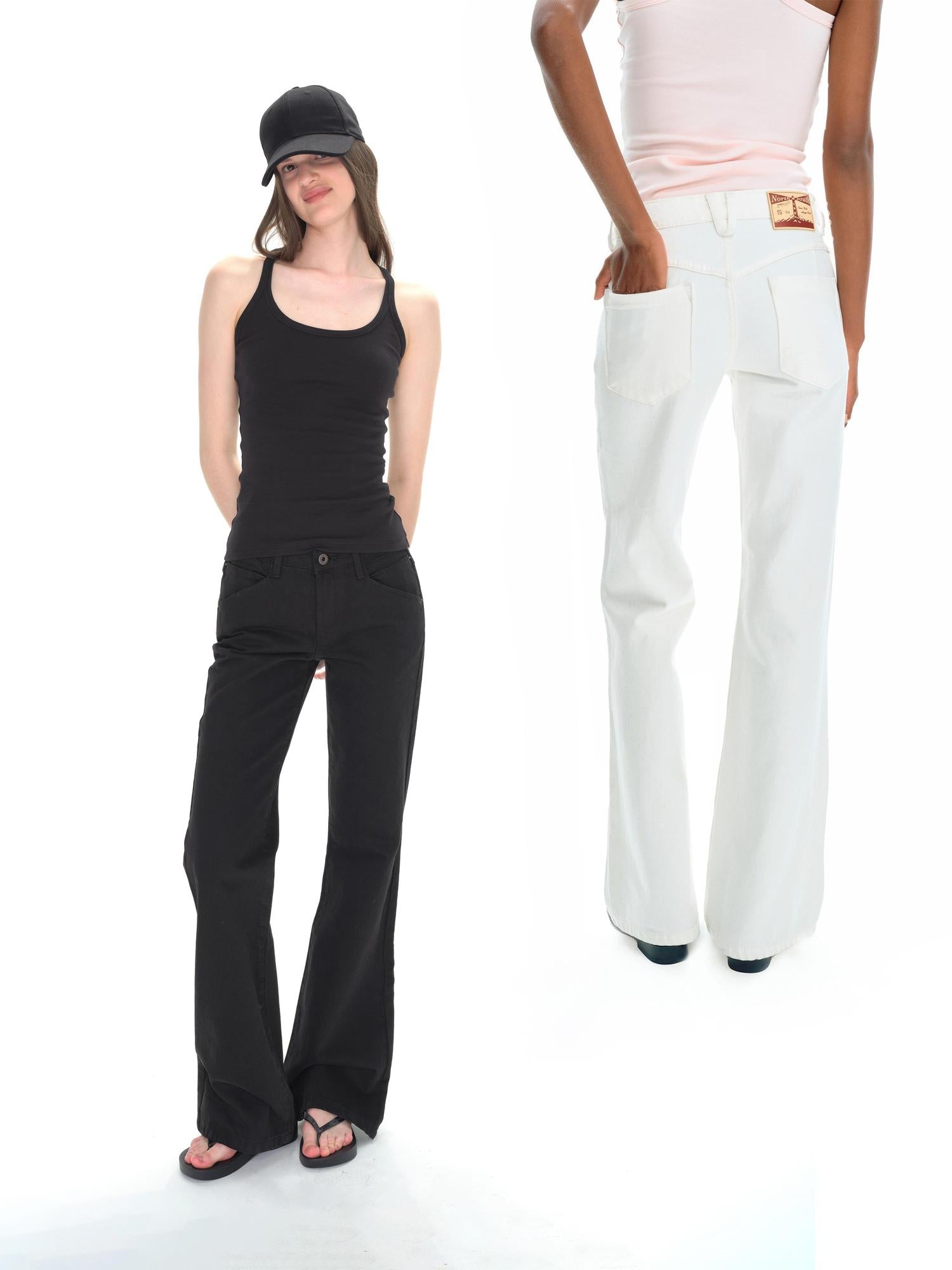 Northbutsouth Mid Rise Flared Bootcut Jeans