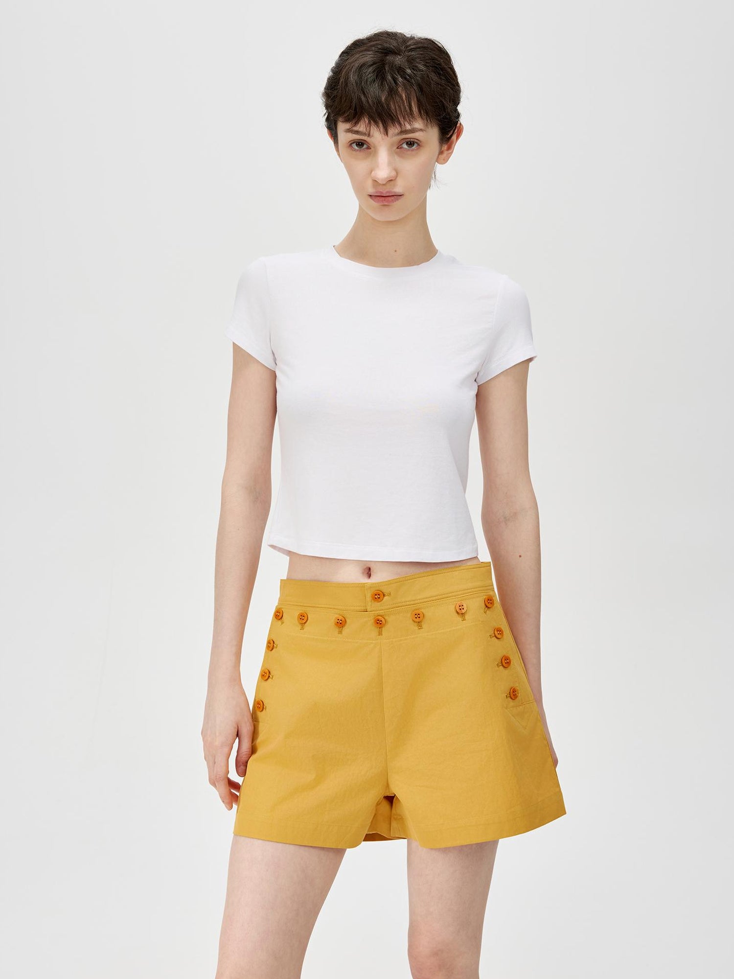 Northbutsouth Multi Button Deck Shorts In Three Colors