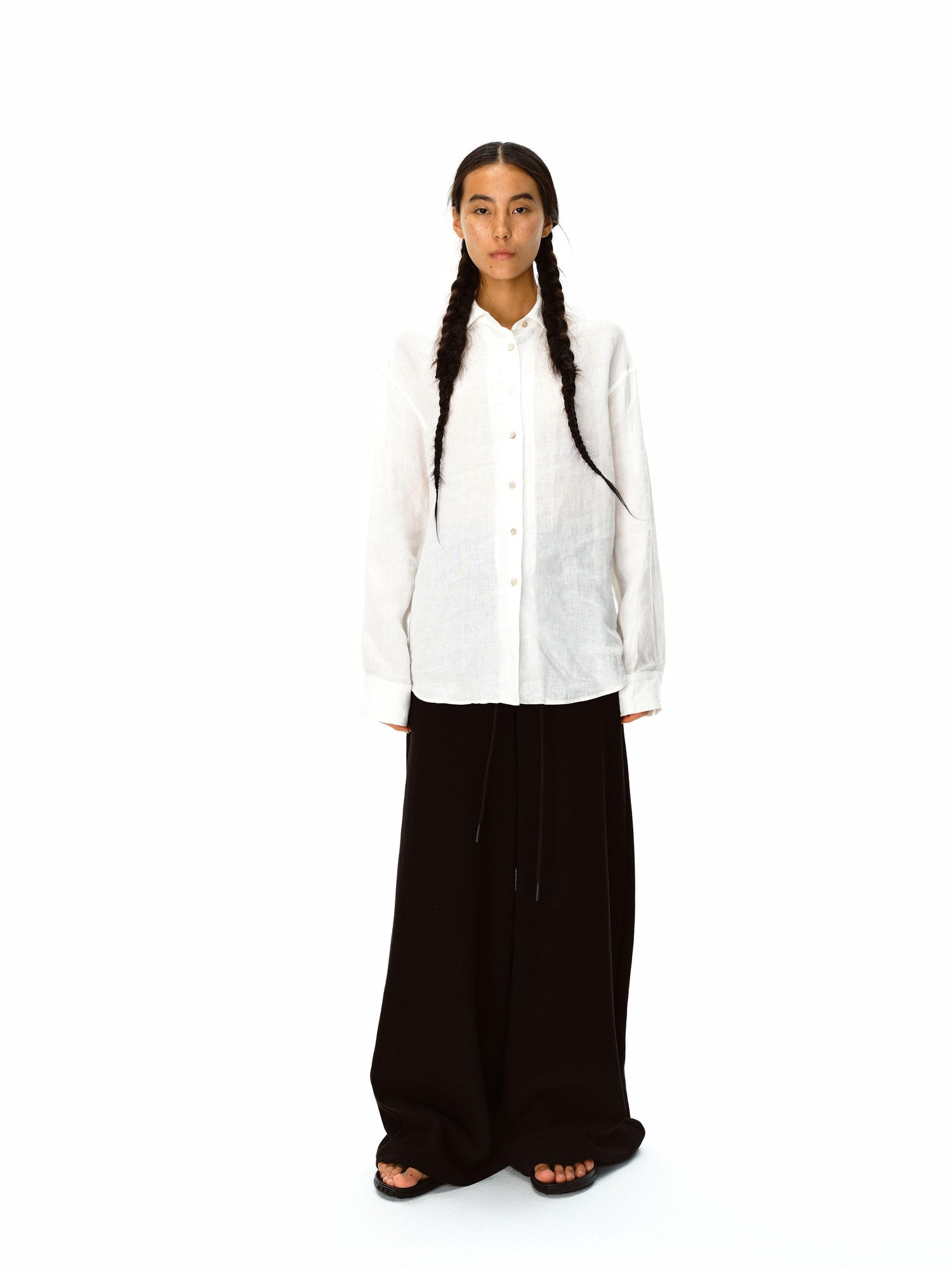 Northbutsouth Multi Button Drawstring Elastic Waist Casual Sweatpants