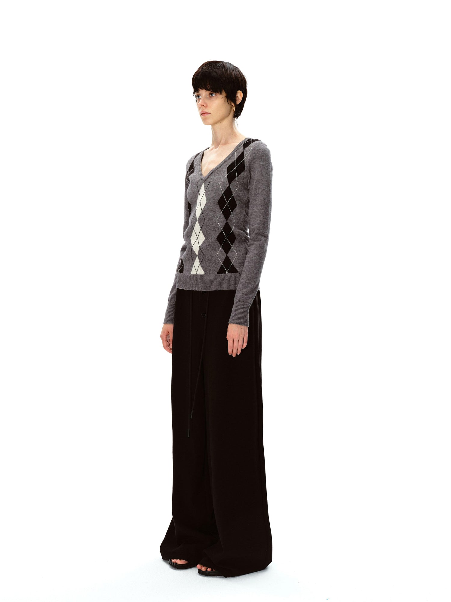 Northbutsouth Multi Button Drawstring Elastic Waist Casual Sweatpants