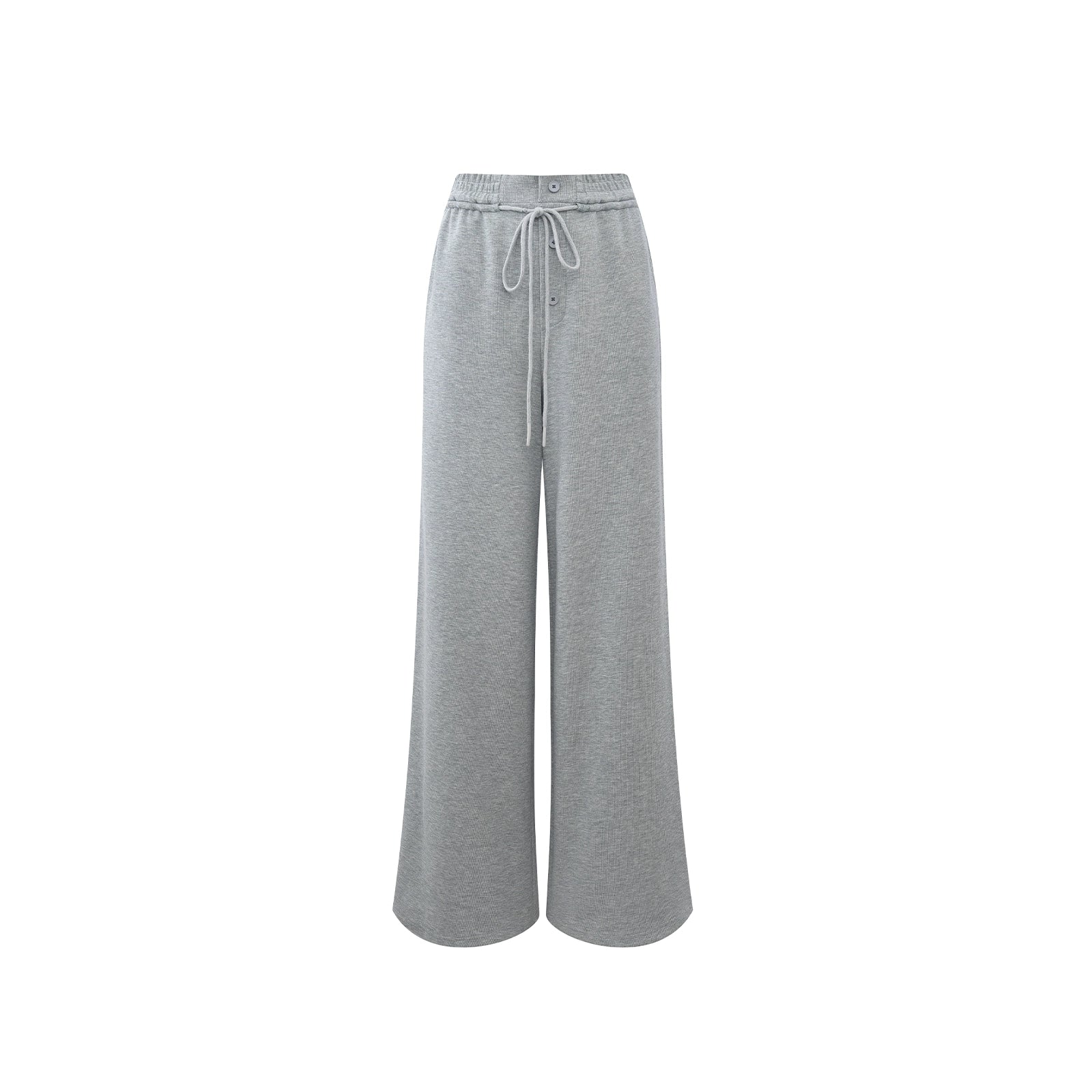 Northbutsouth Multi Button Drawstring Elastic Waist Casual Sweatpants MISSTT